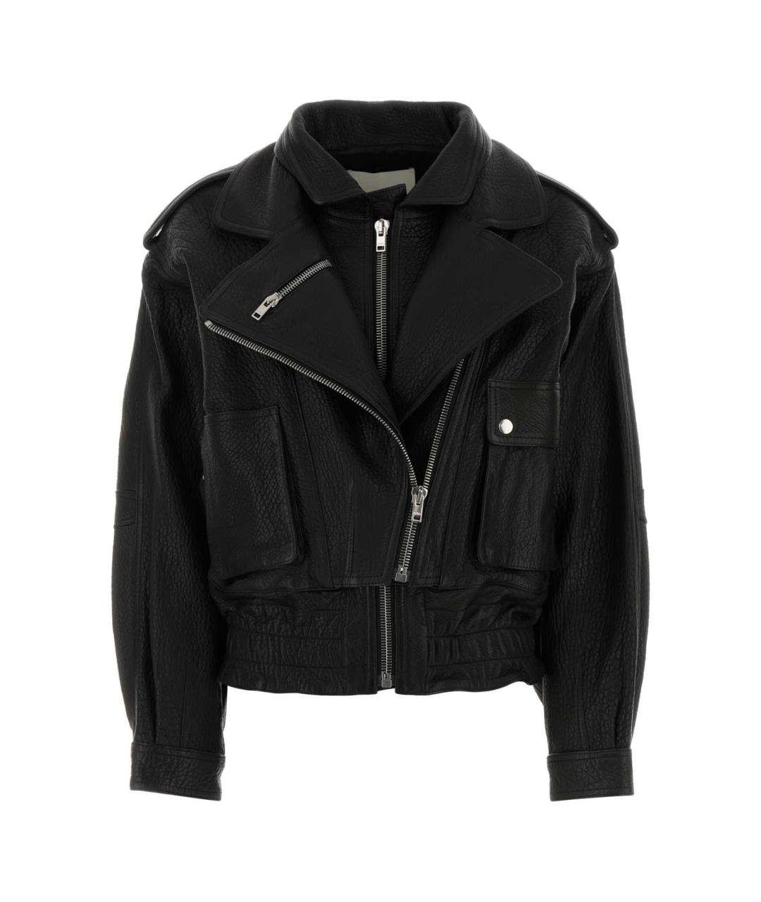 ISABEL MARANT Черная кожаная куртка, фото 1