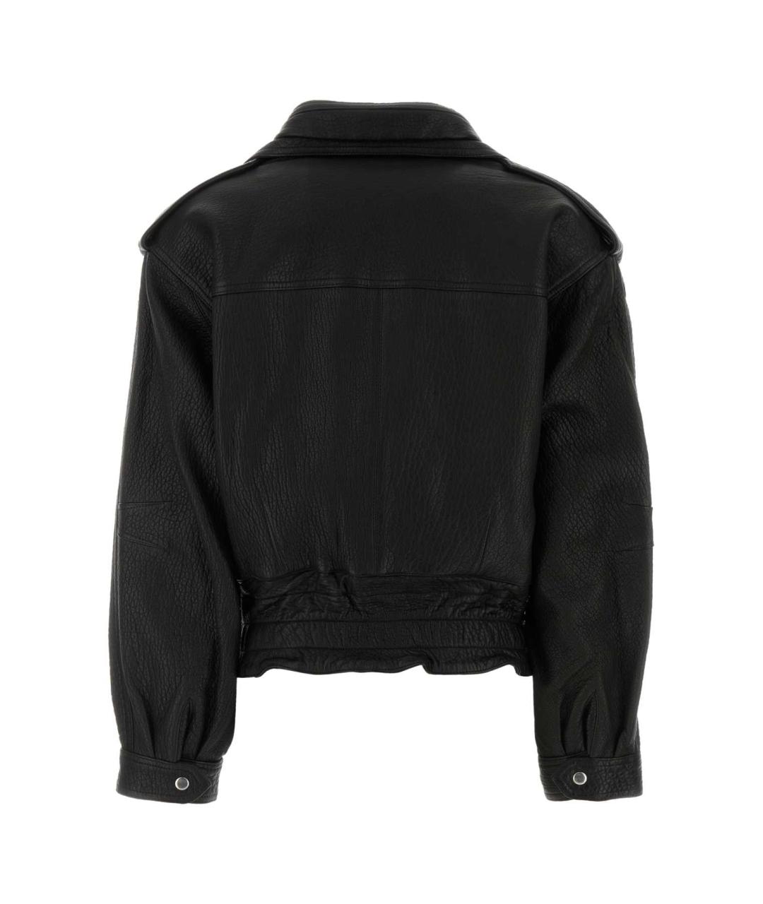 ISABEL MARANT Черная кожаная куртка, фото 2