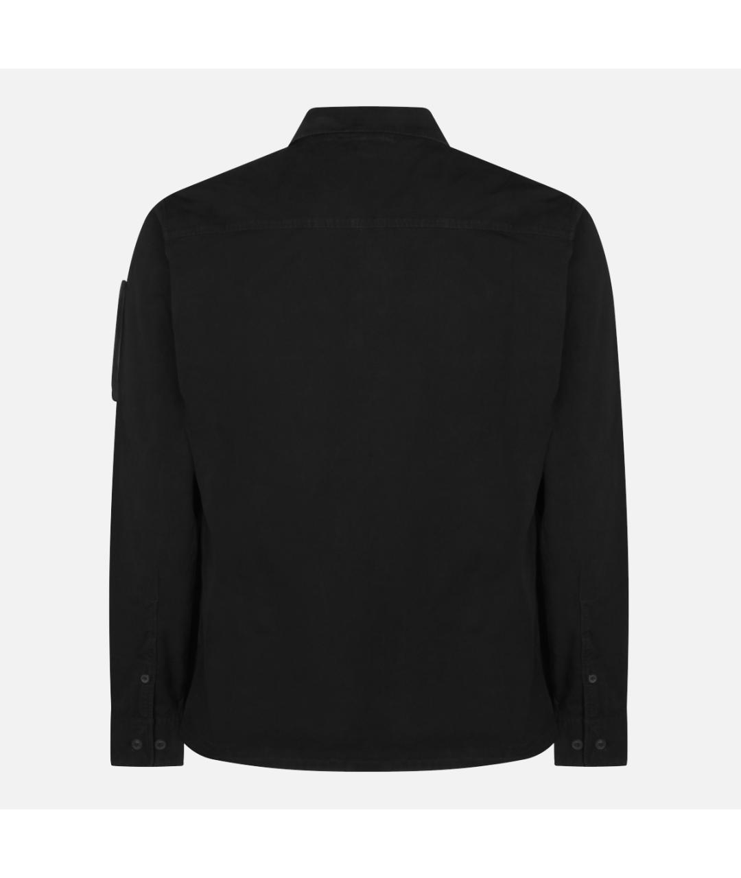 CP COMPANY Черная хлопковая кэжуал рубашка, фото 2