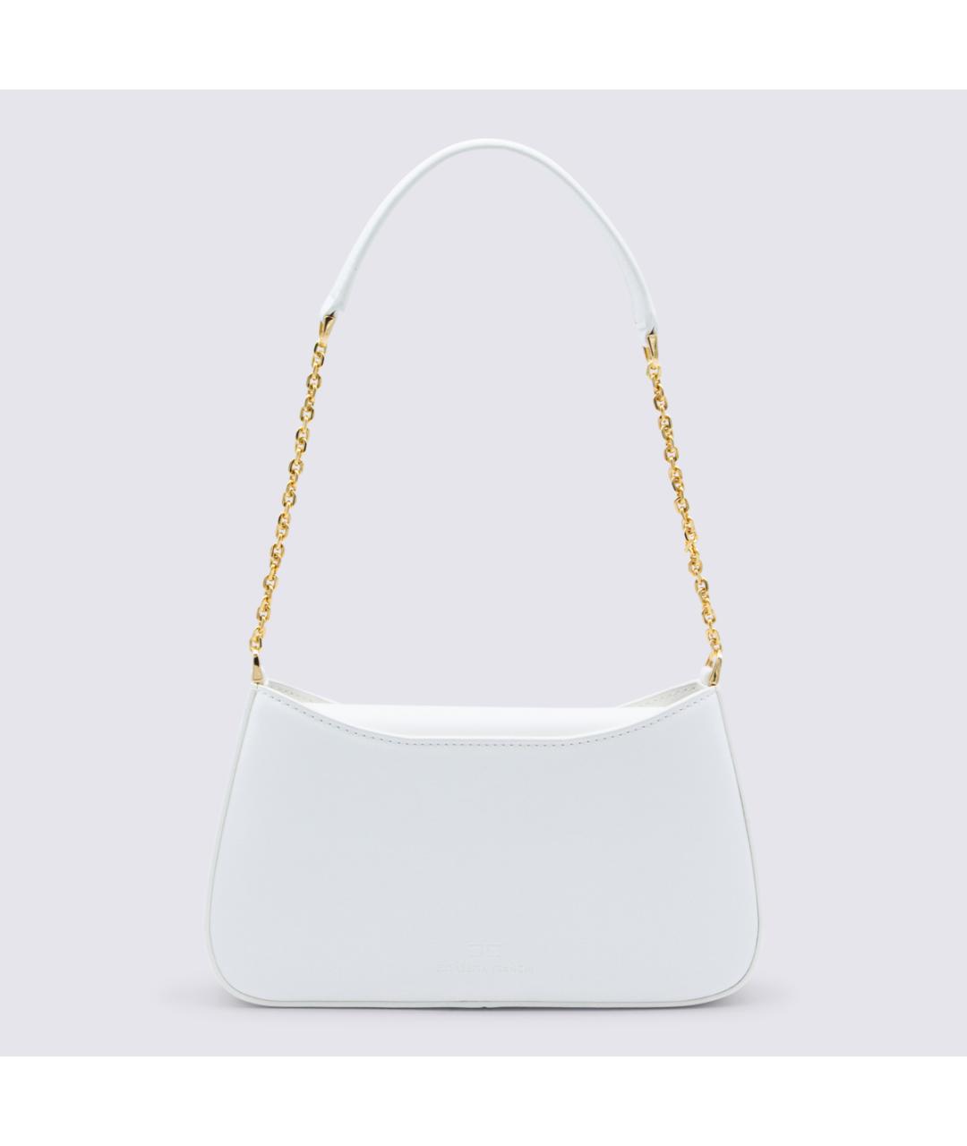 ELISABETTA FRANCHI Белая сумка через плечо, фото 3