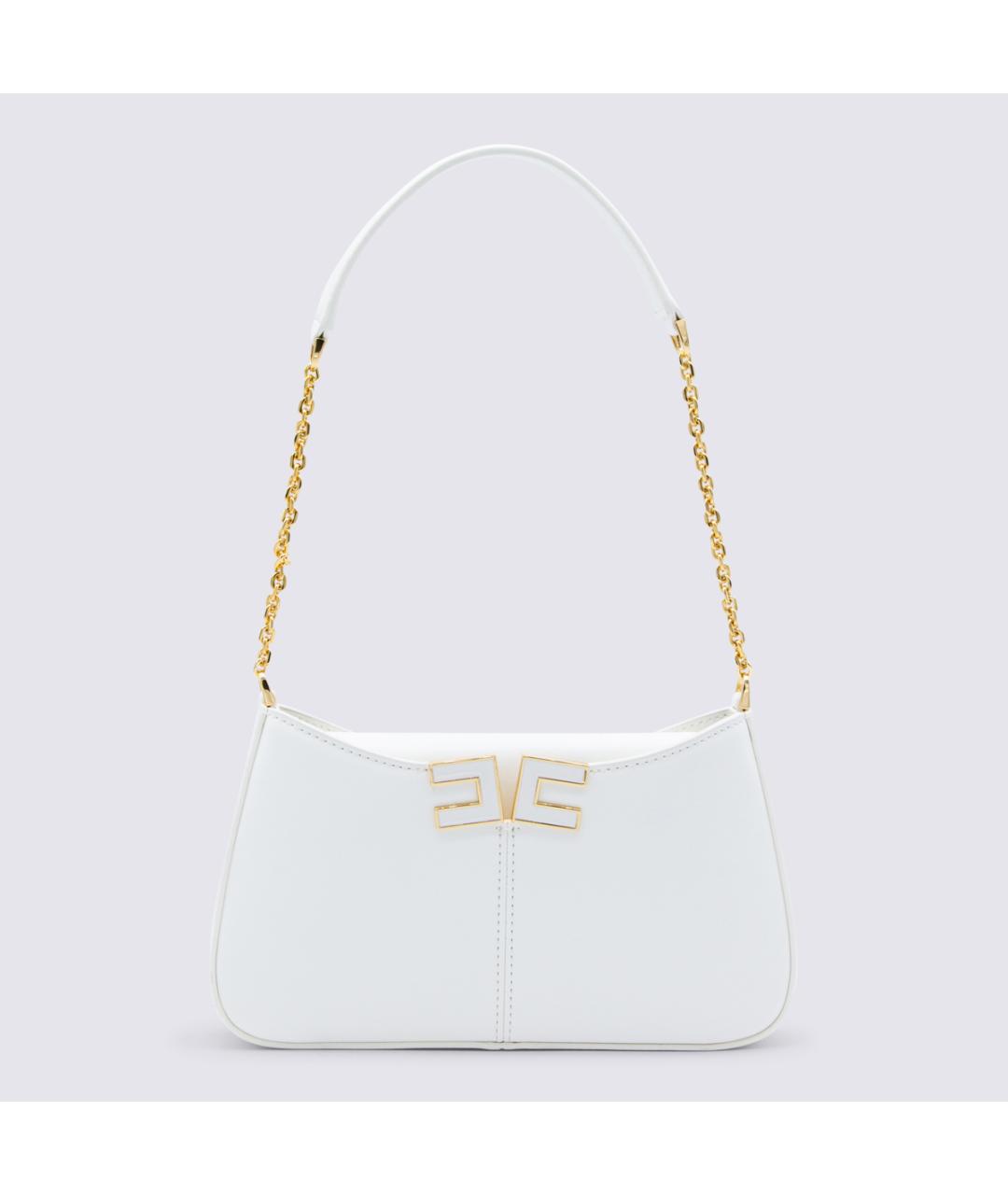 ELISABETTA FRANCHI Белая сумка через плечо, фото 5