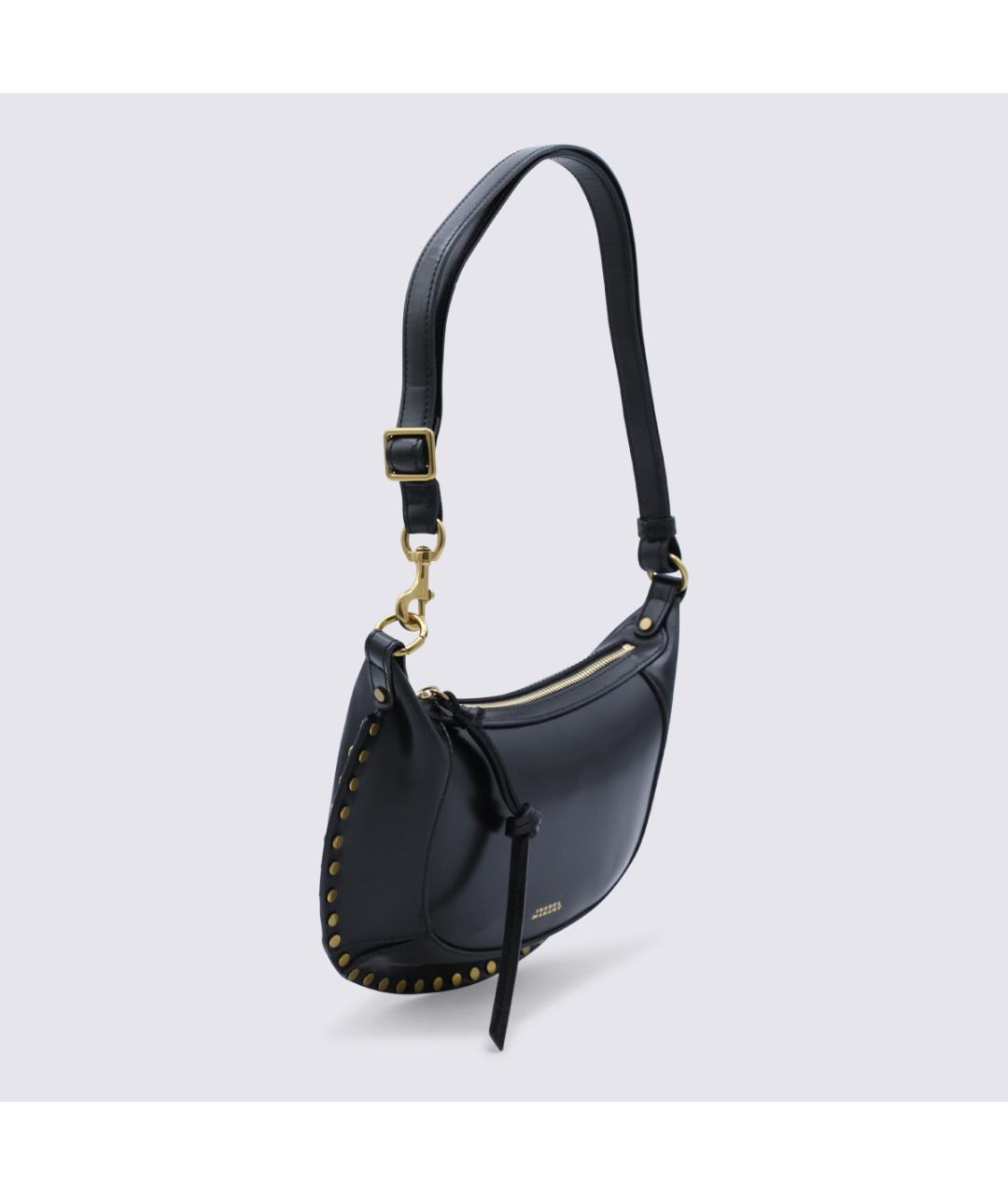 ISABEL MARANT Черная кожаная сумка через плечо, фото 2