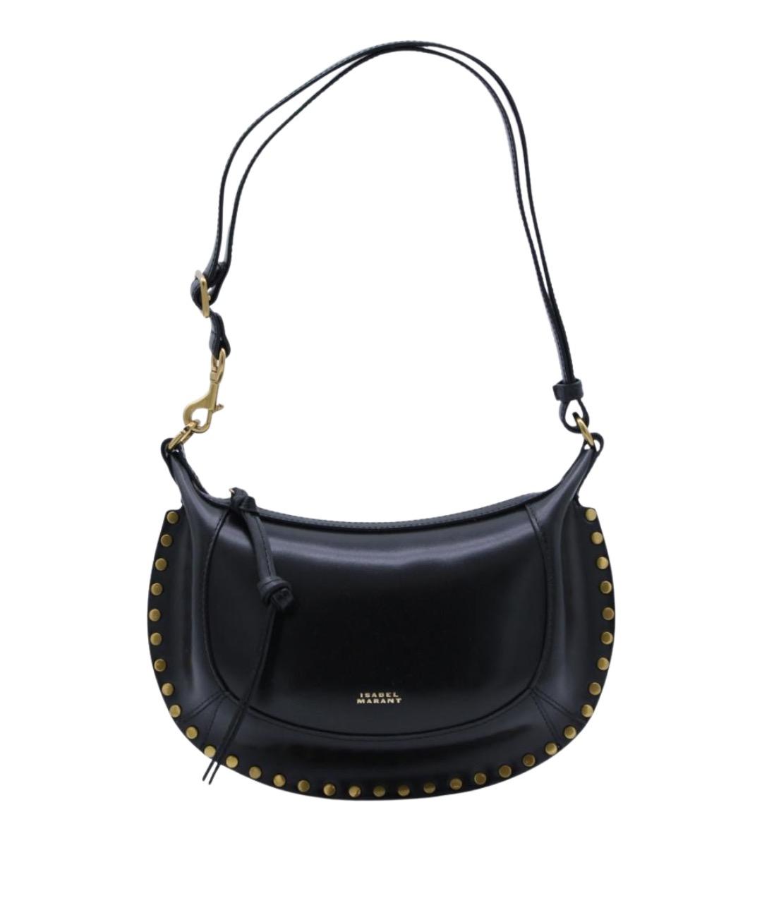 ISABEL MARANT Черная кожаная сумка через плечо, фото 1