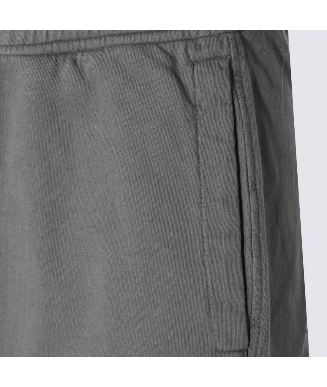 CP COMPANY Серые хлопковые шорты, фото 4