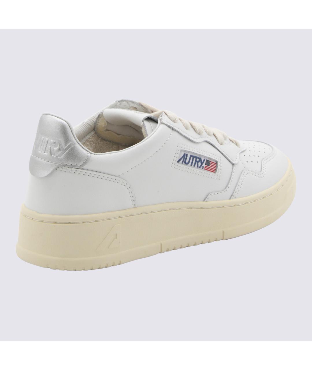 AUTRY Белые кожаные кроссовки, фото 2