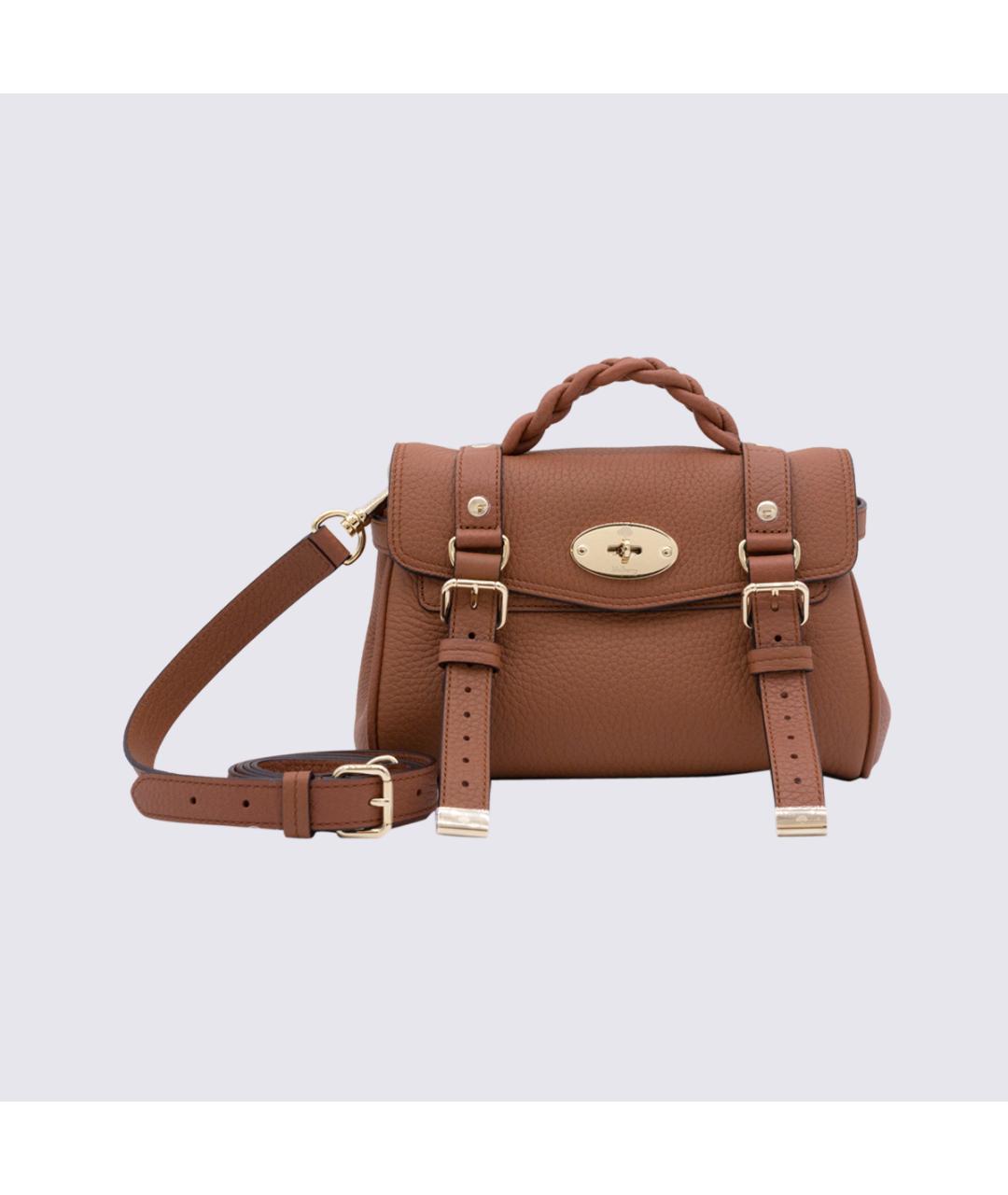 MULBERRY Коричневая кожаная сумка тоут, фото 3