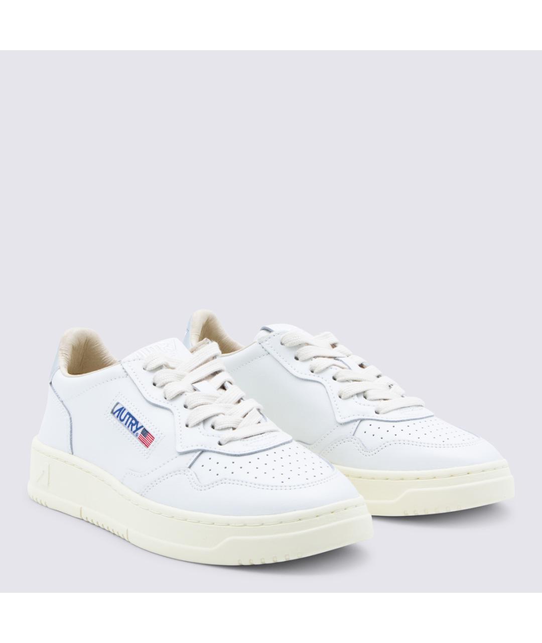 AUTRY Белые кожаные кроссовки, фото 2