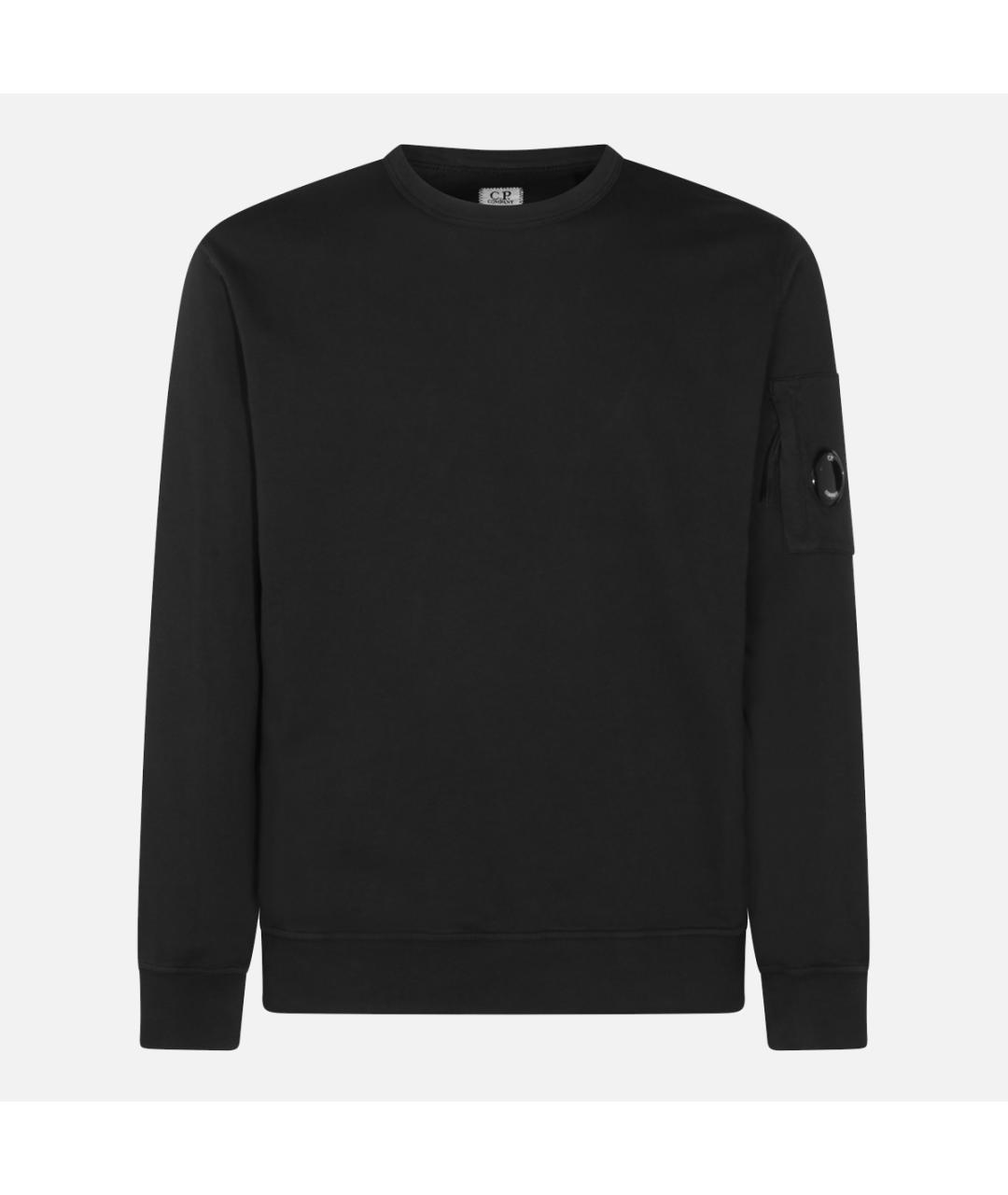 CP COMPANY Черный хлопковый джемпер / свитер, фото 3