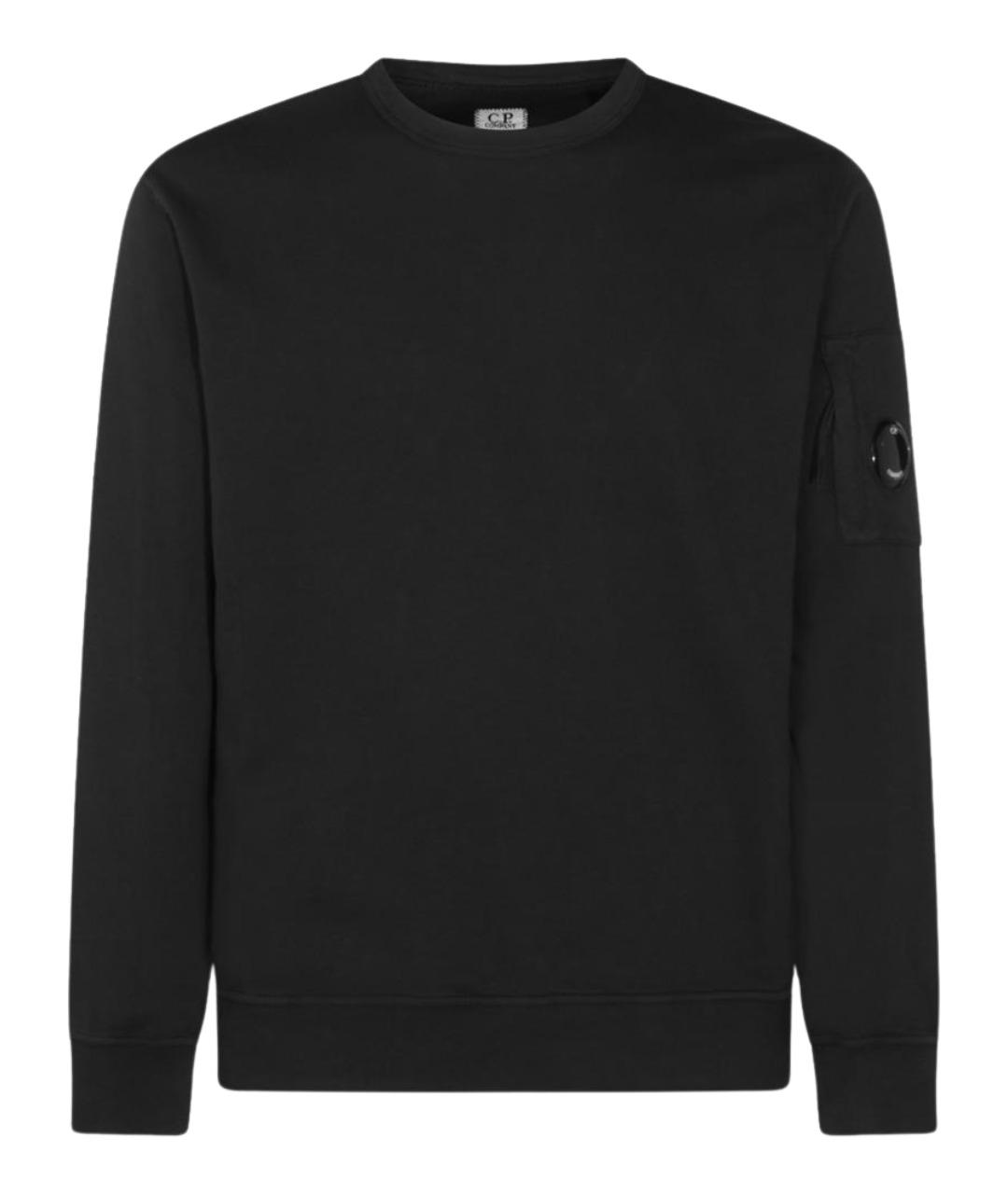 CP COMPANY Черный хлопковый джемпер / свитер, фото 1