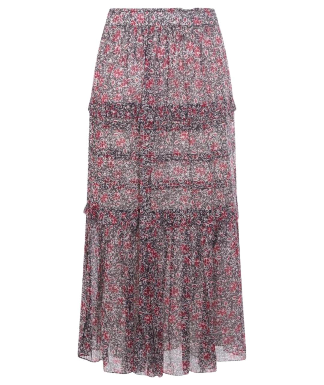 ISABEL MARANT ETOILE Мульти хлопковая юбка миди, фото 1