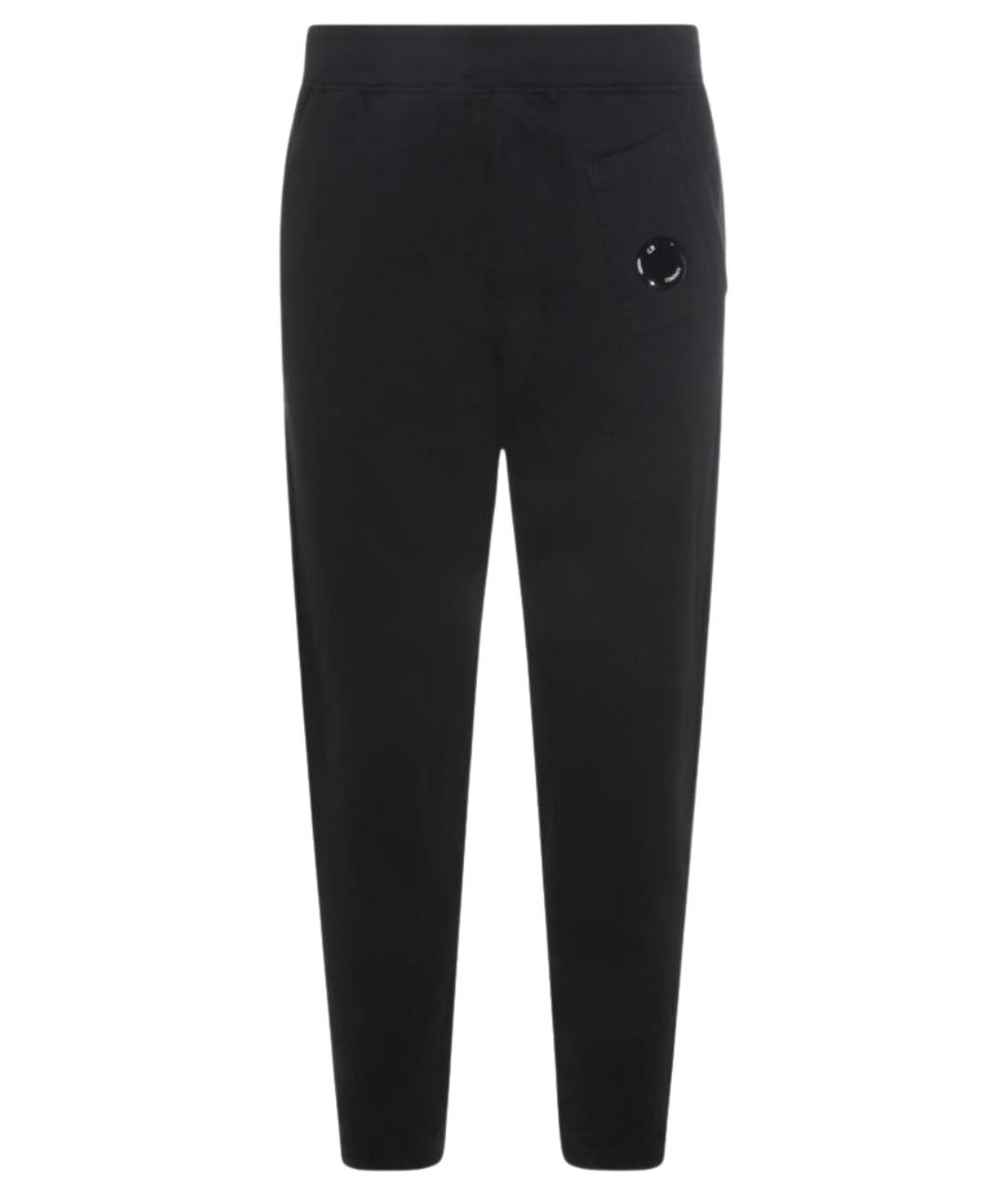 CP COMPANY Черные хлопковые повседневные брюки, фото 1