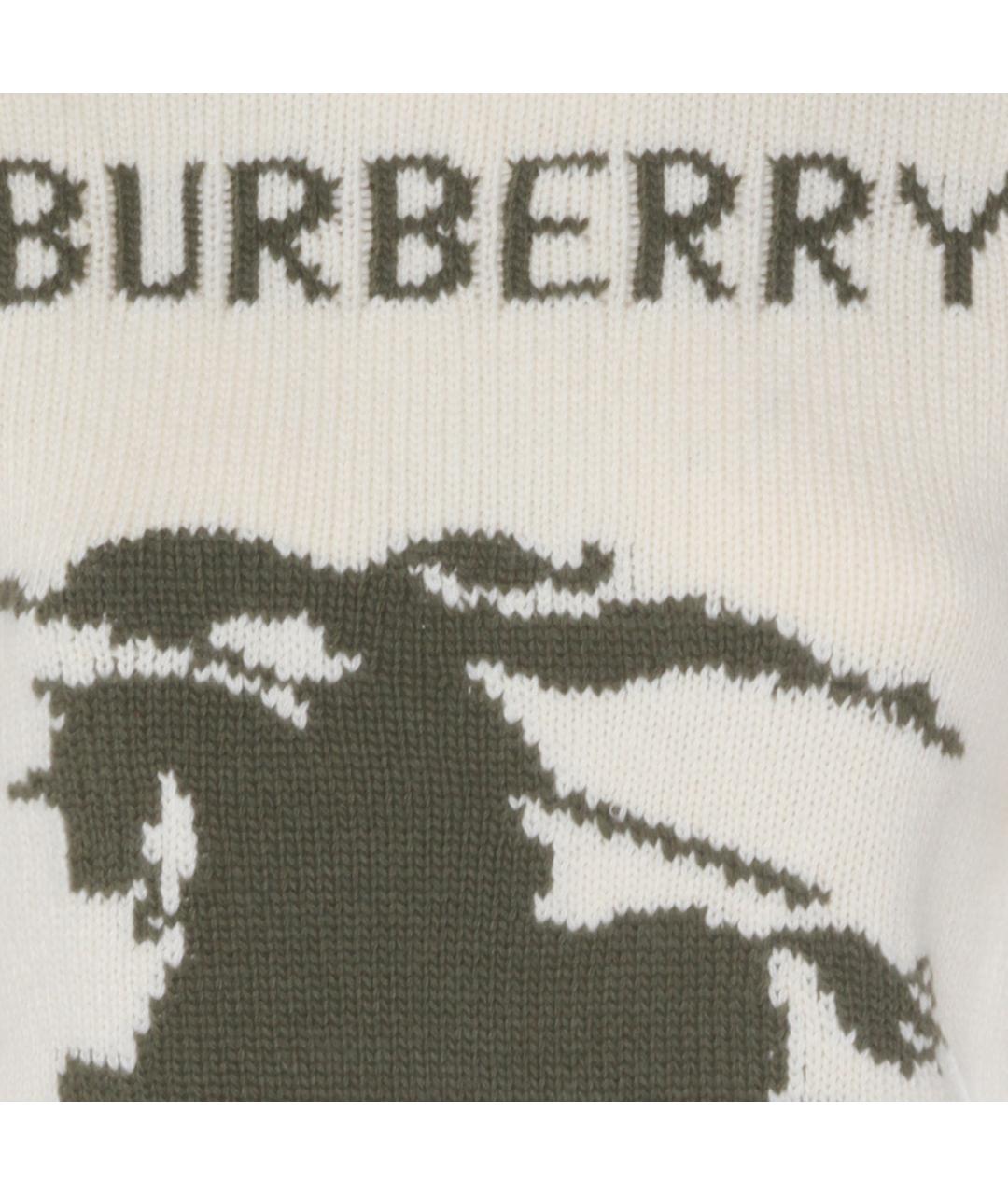 BURBERRY Белый кашемировый джемпер / свитер, фото 3