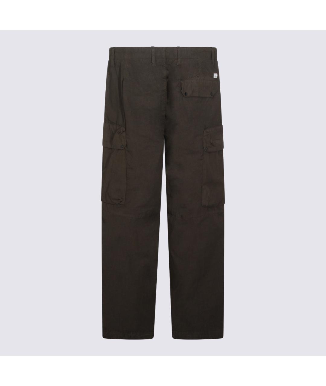 CP COMPANY Зеленые хлопковые повседневные брюки, фото 2