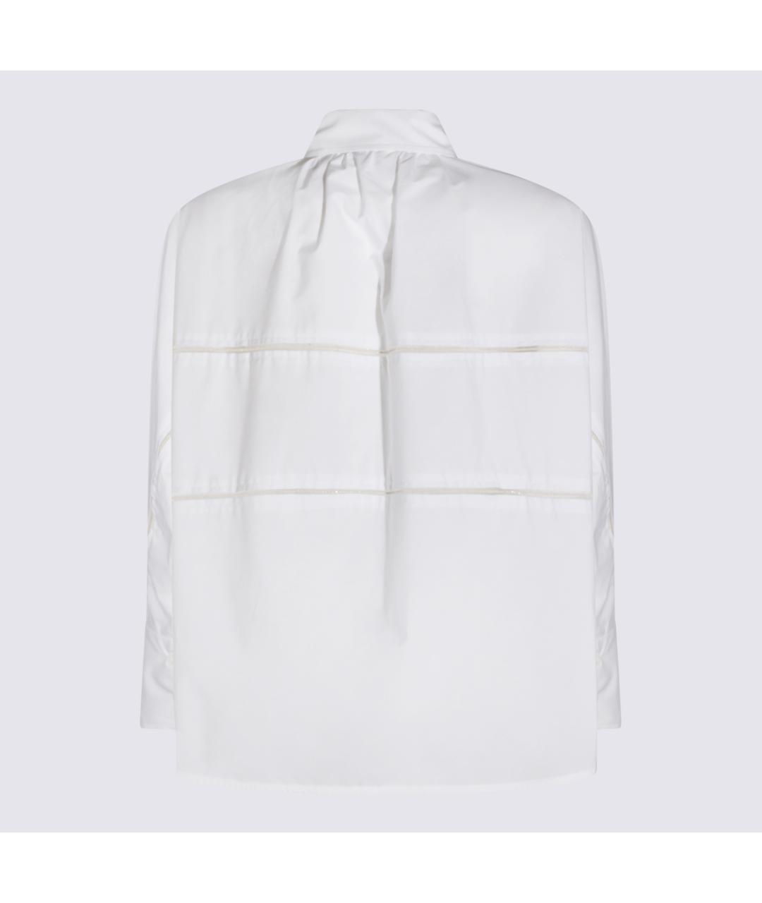 FABIANA FILIPPI Белая хлопковая рубашка, фото 2