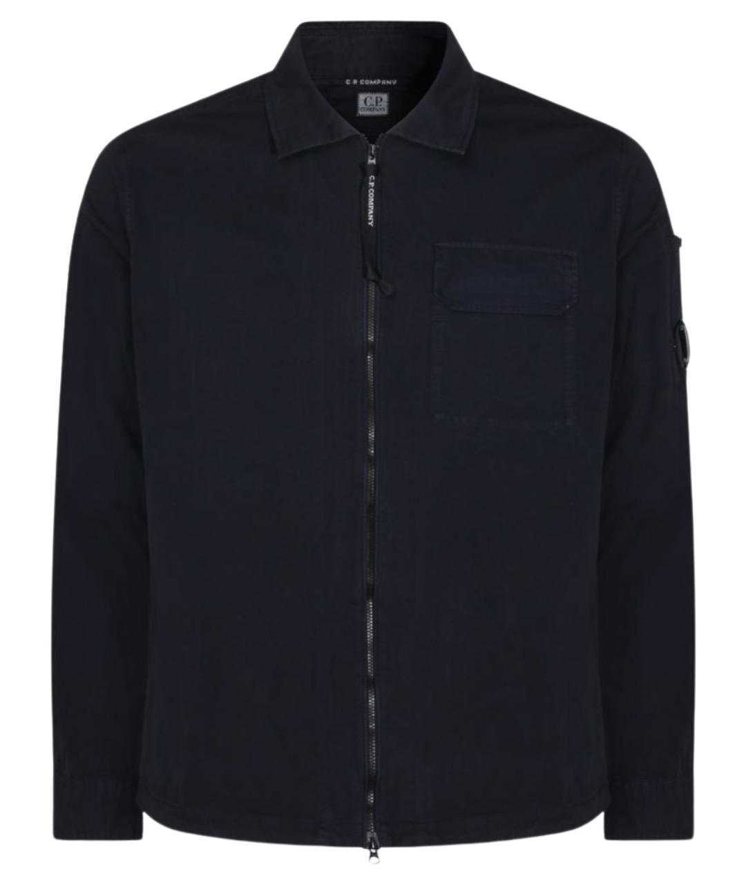 CP COMPANY Черная хлопковая куртка, фото 1