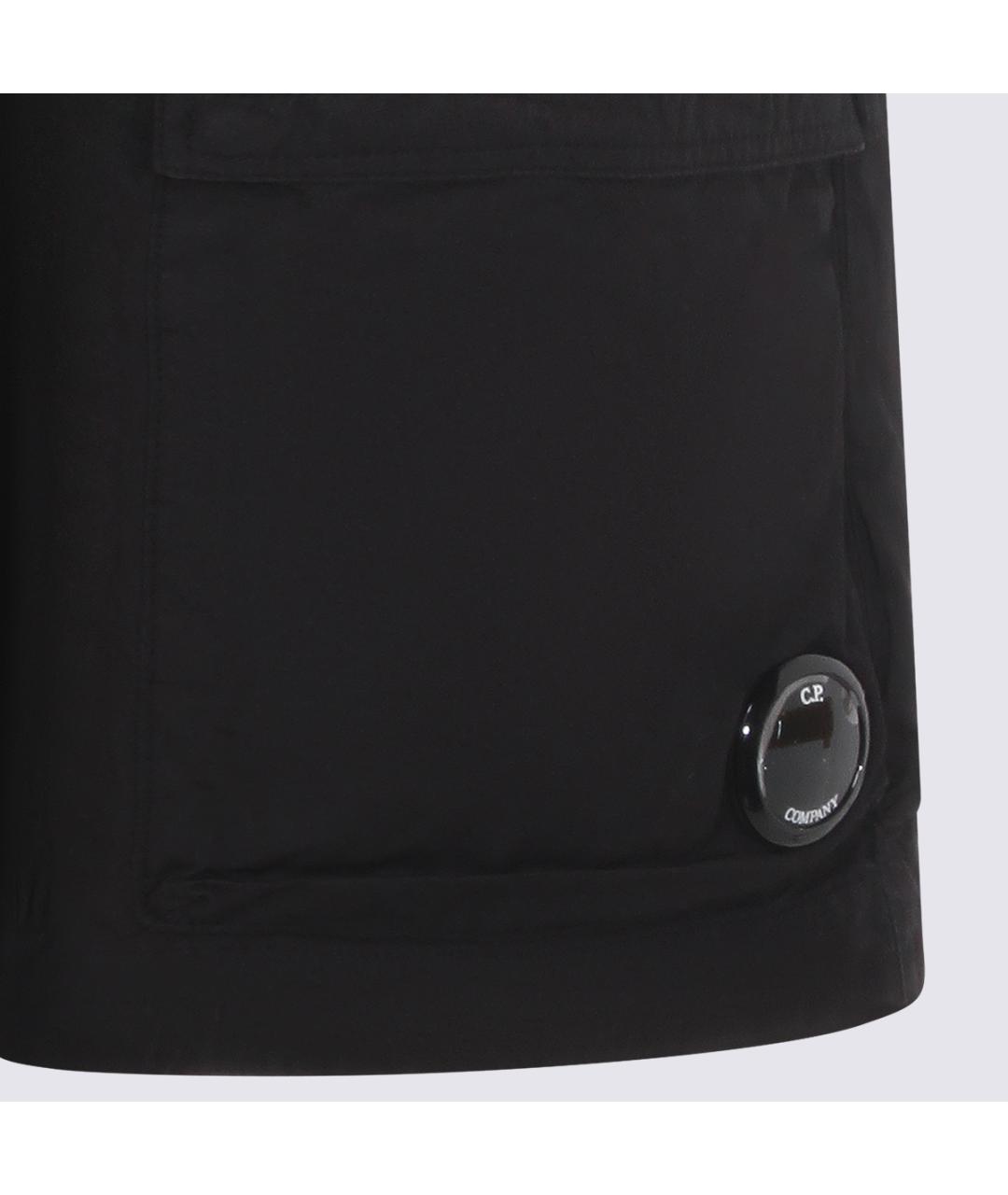 CP COMPANY Черные хлопковые шорты, фото 2