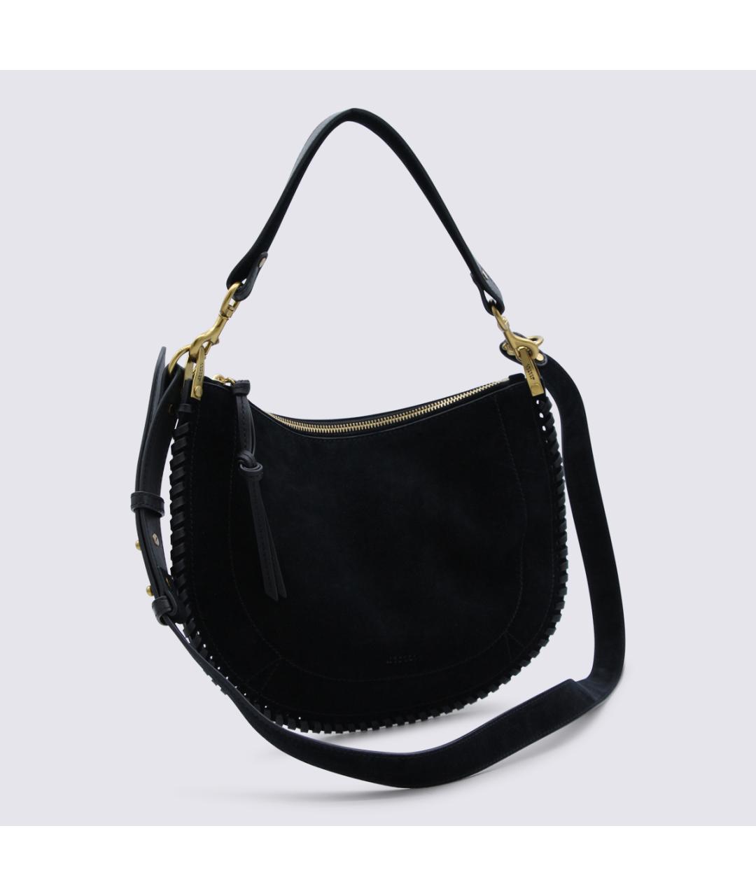 ISABEL MARANT Черная кожаная сумка с короткими ручками, фото 2