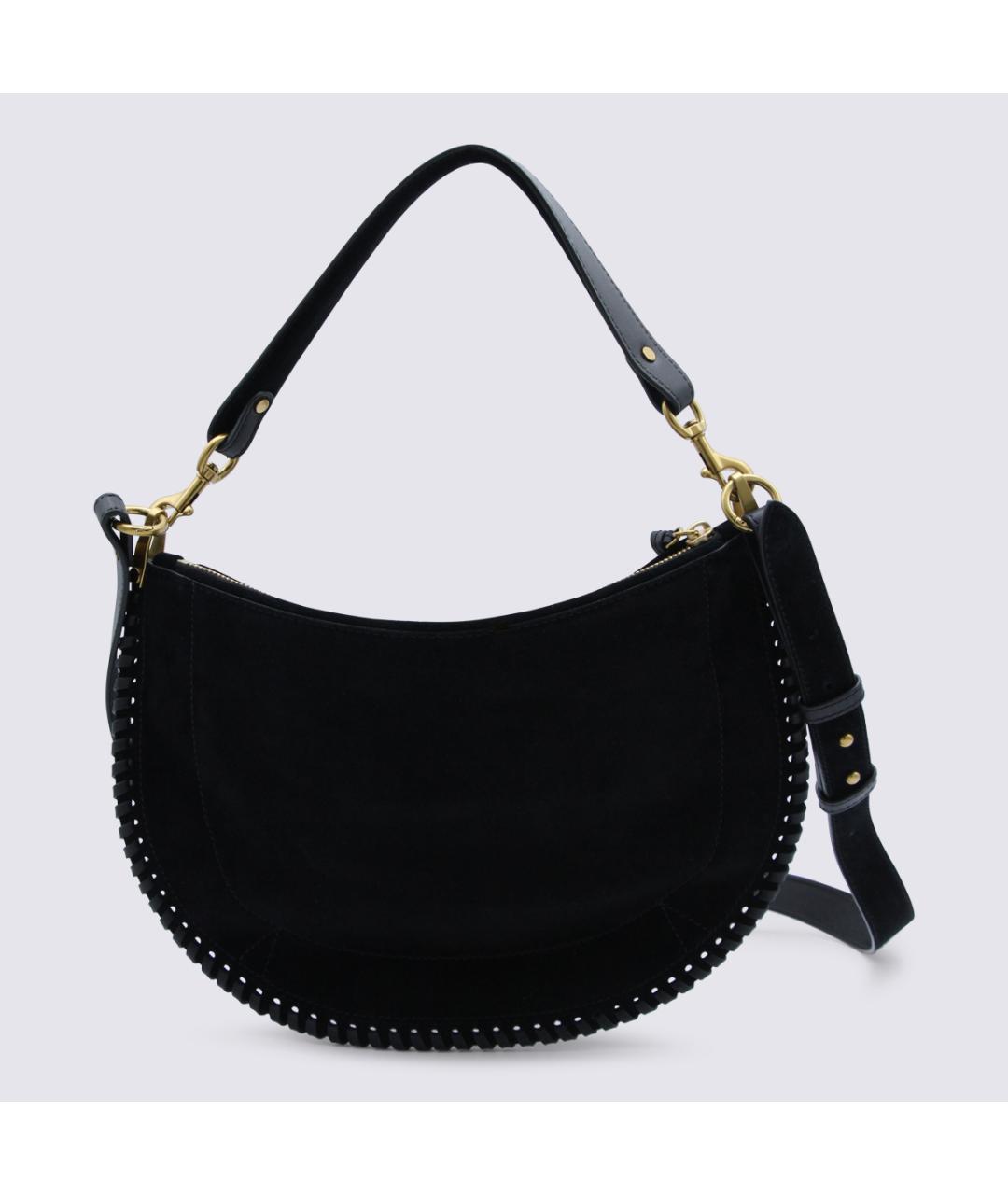 ISABEL MARANT Черная кожаная сумка с короткими ручками, фото 3