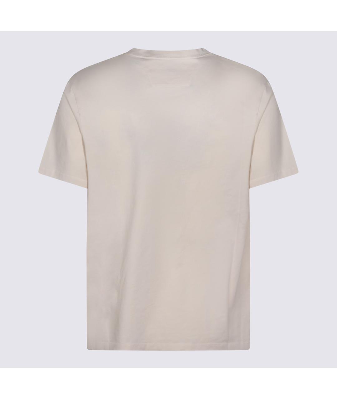CP COMPANY Бежевая хлопковая футболка, фото 2