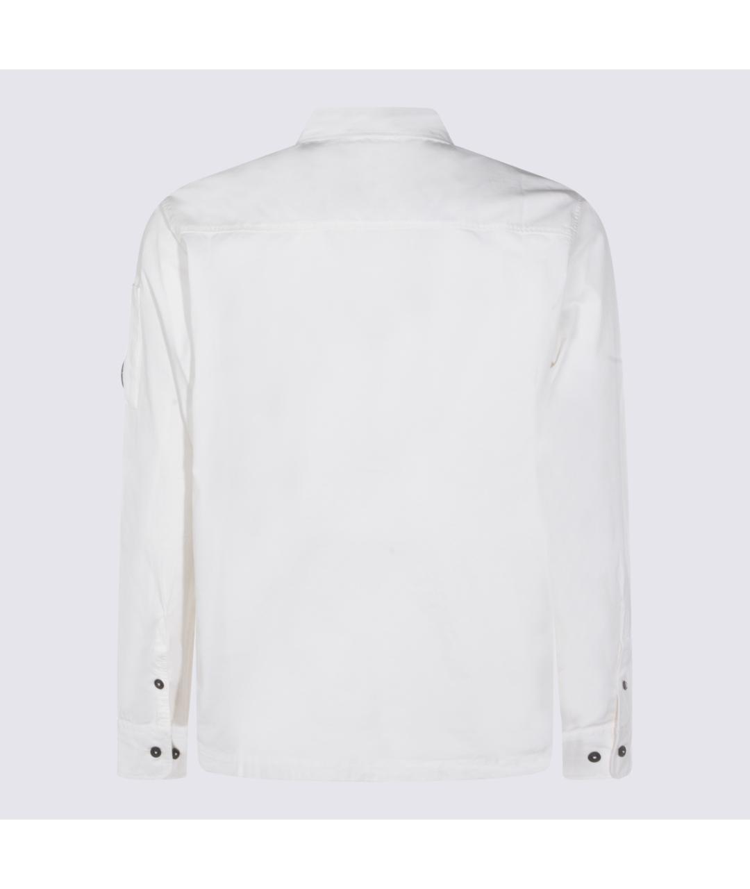 CP COMPANY Белая хлопковая кэжуал рубашка, фото 2