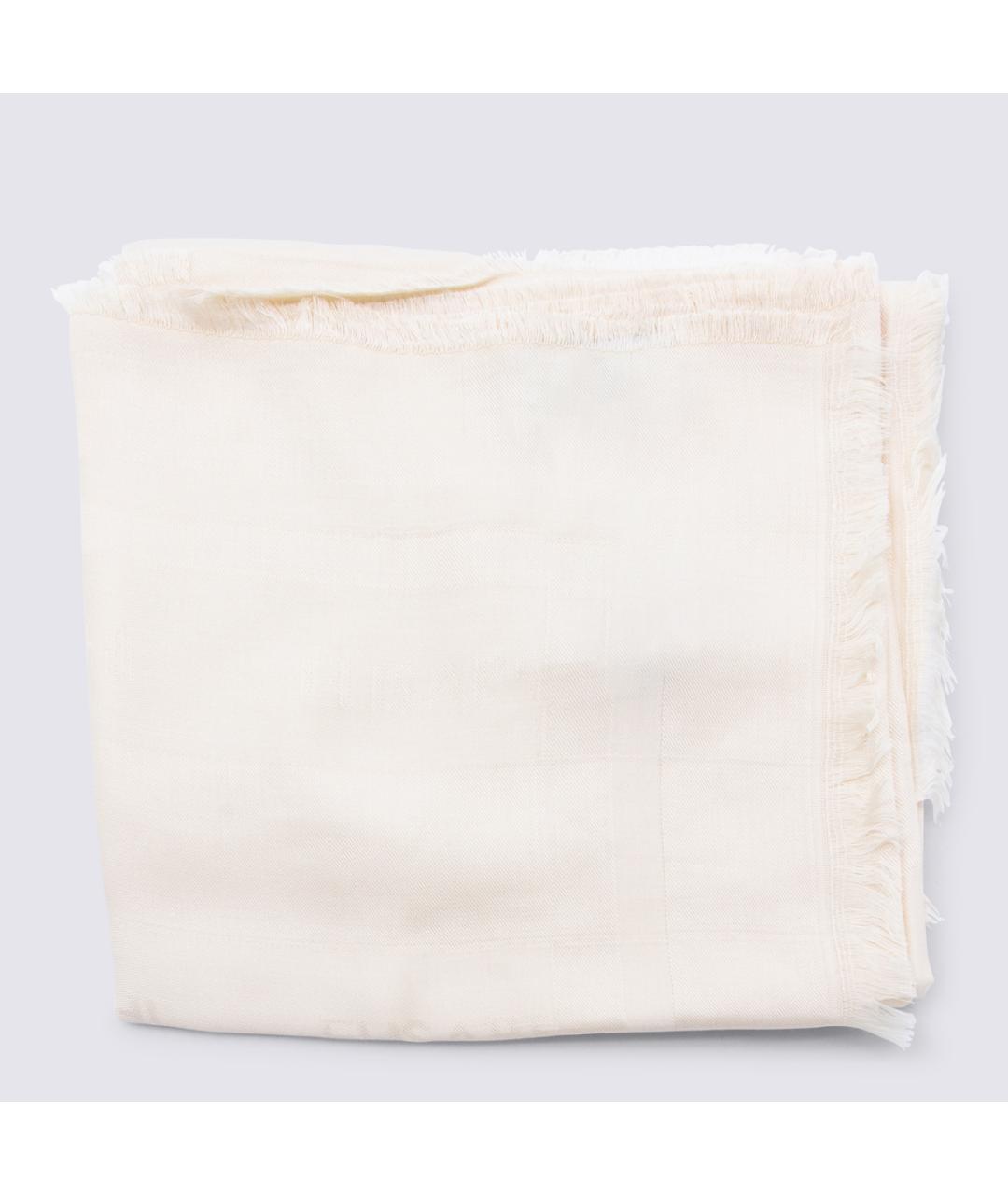 ELISABETTA FRANCHI Белый шарф, фото 3