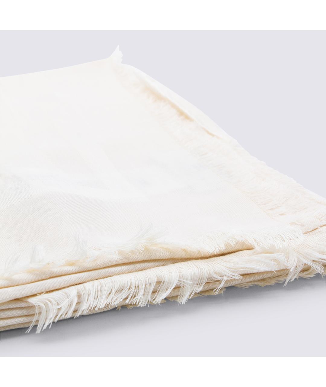 ELISABETTA FRANCHI Белый шарф, фото 2