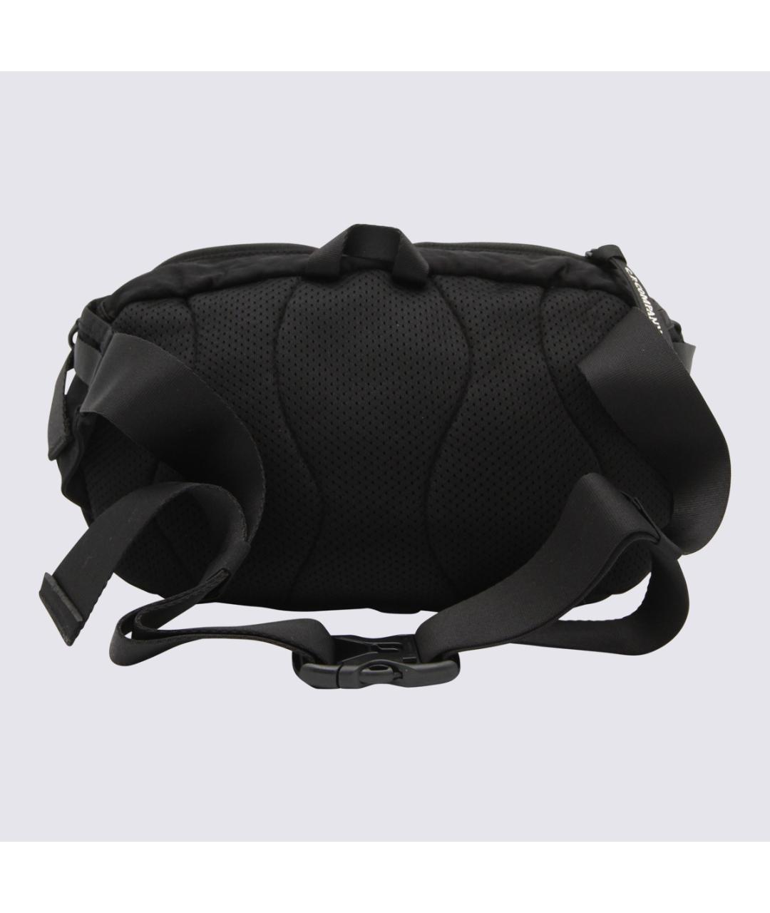 CP COMPANY Черная синтетическая поясная сумка, фото 2