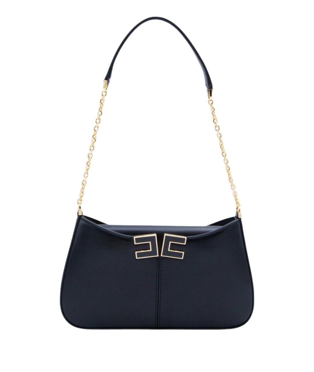 ELISABETTA FRANCHI Черная сумка через плечо, фото 1