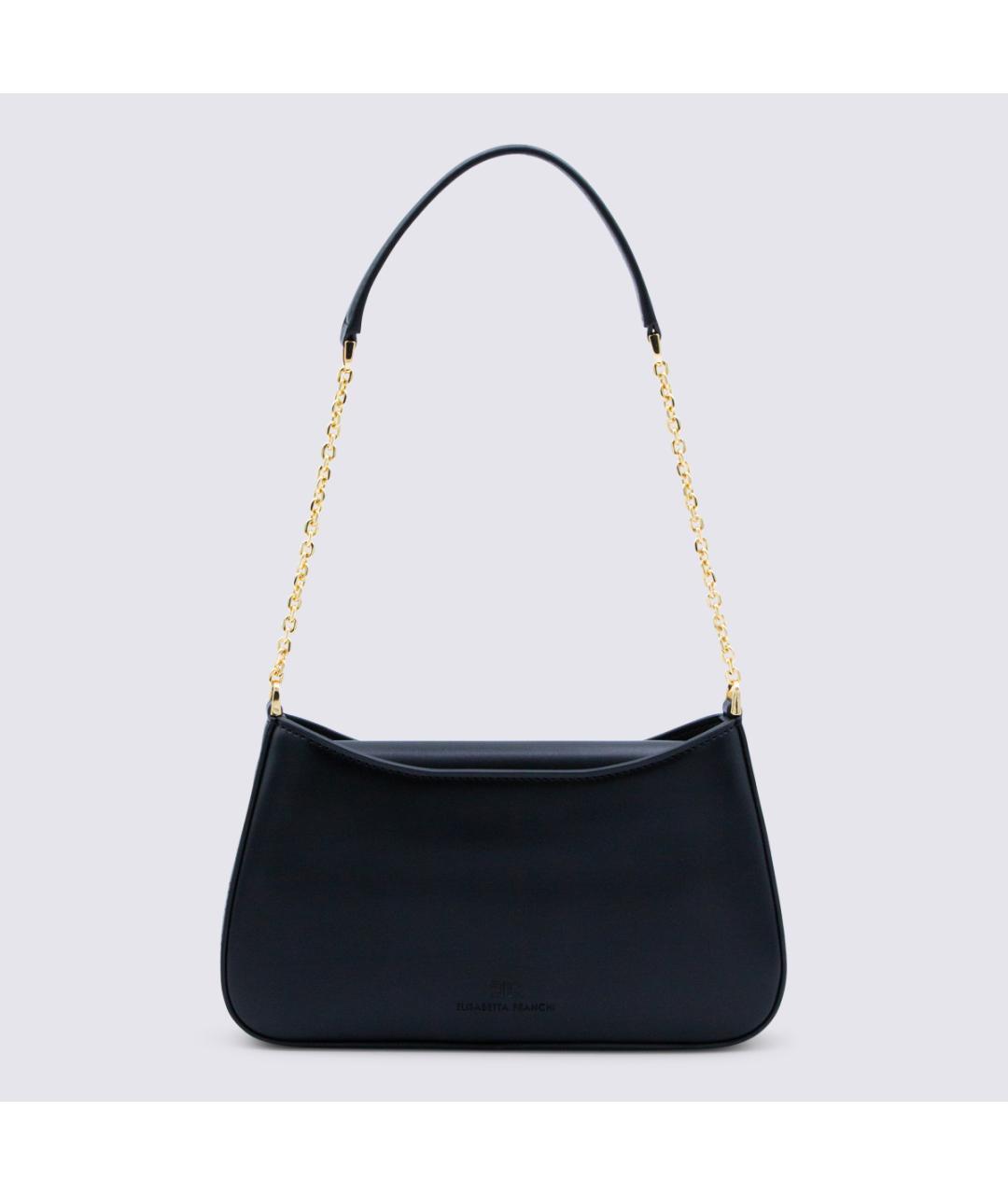 ELISABETTA FRANCHI Черная сумка через плечо, фото 3
