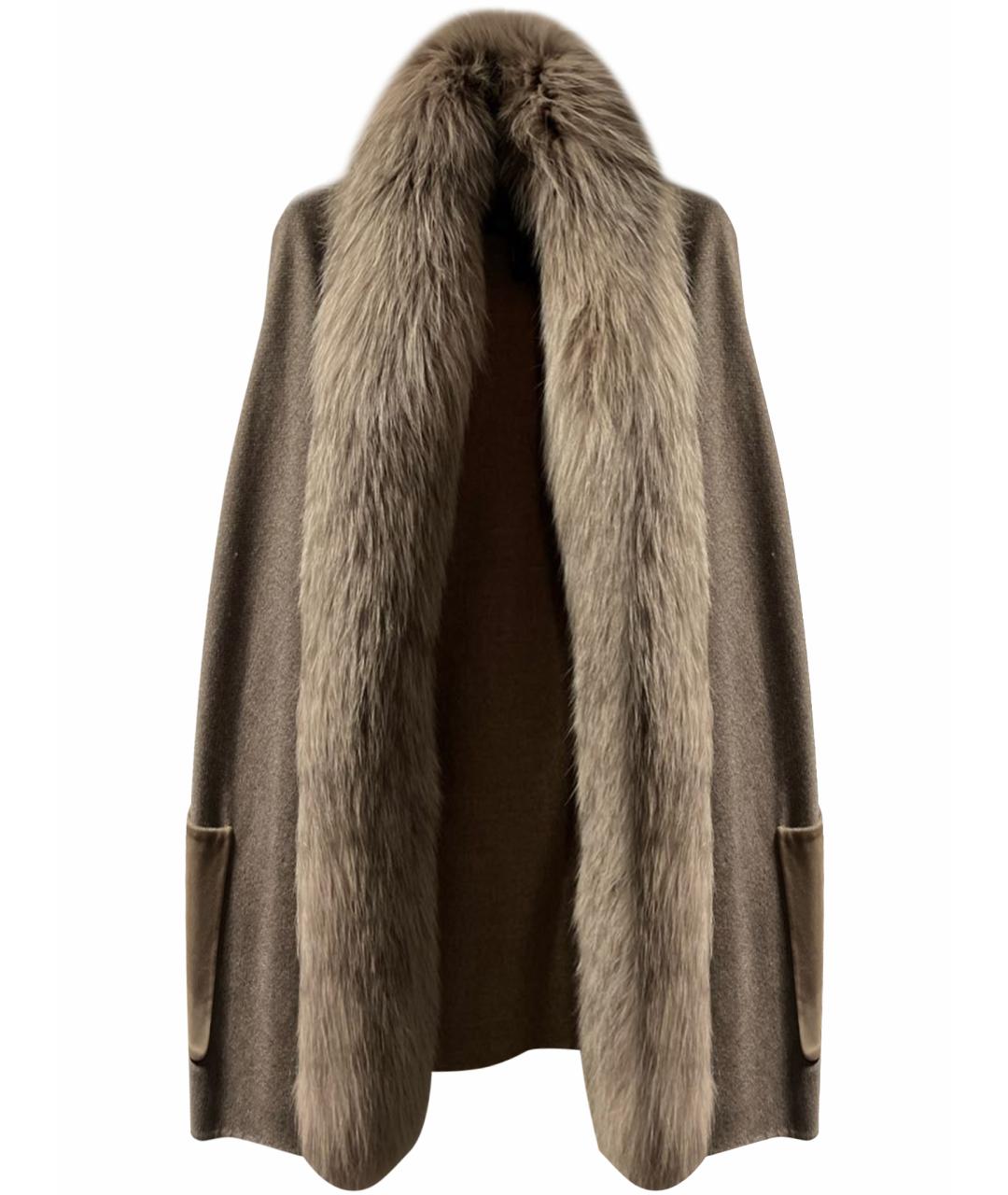 LORO PIANA Бежевый кашемировый жилет, фото 1