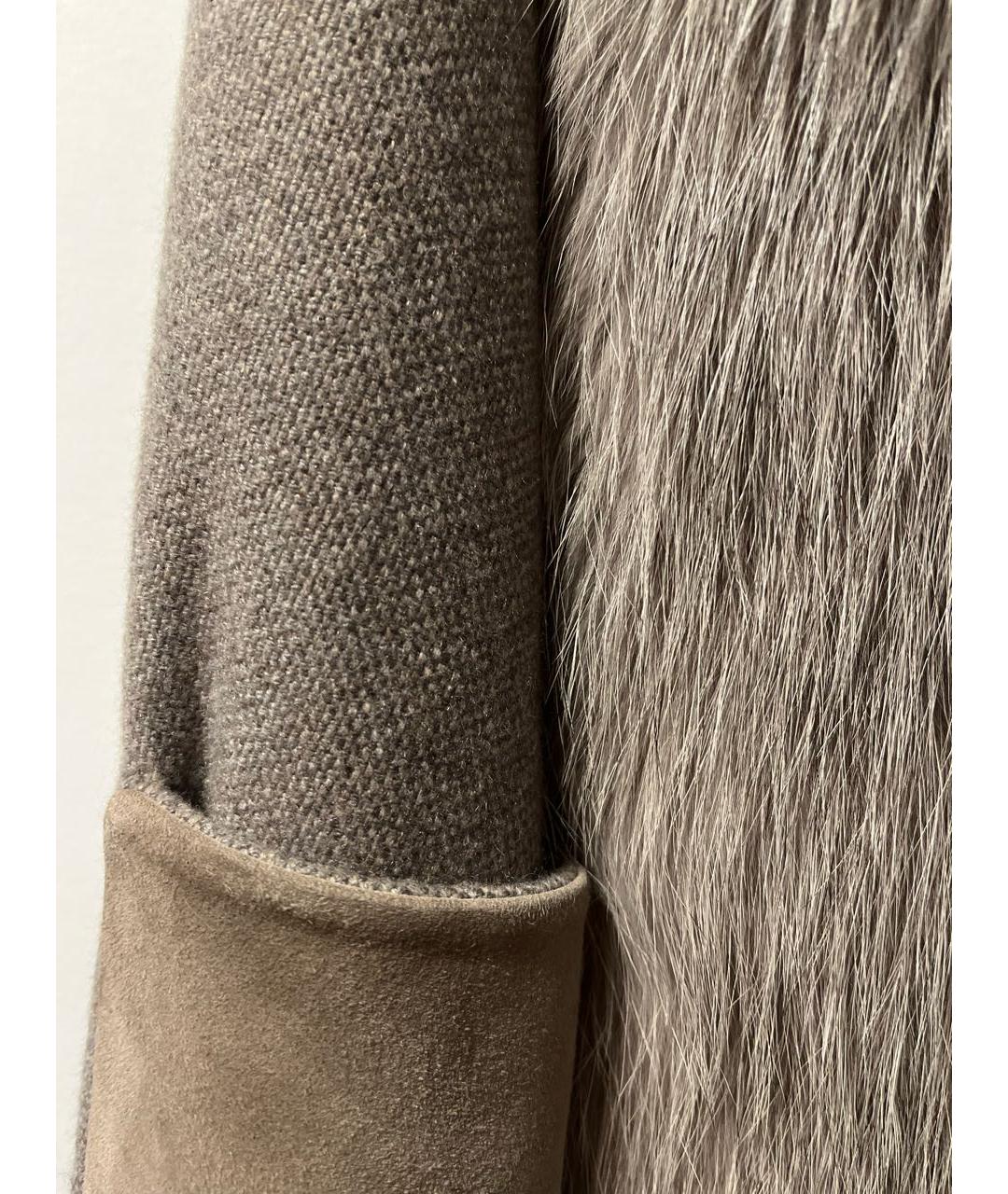 LORO PIANA Бежевый кашемировый жилет, фото 4
