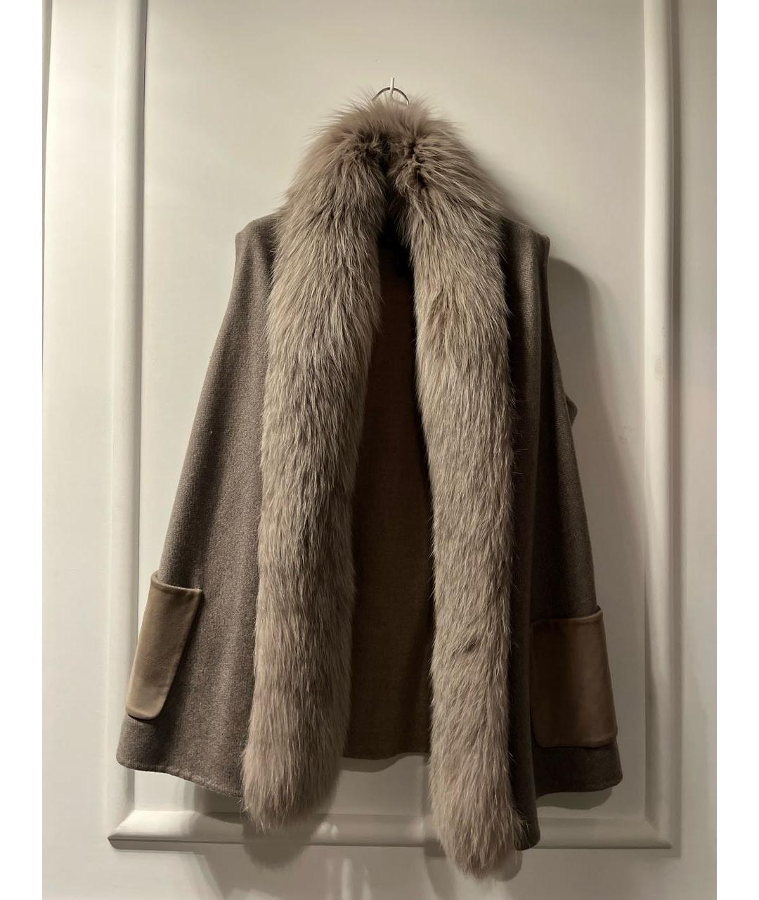 LORO PIANA Бежевый кашемировый жилет, фото 6