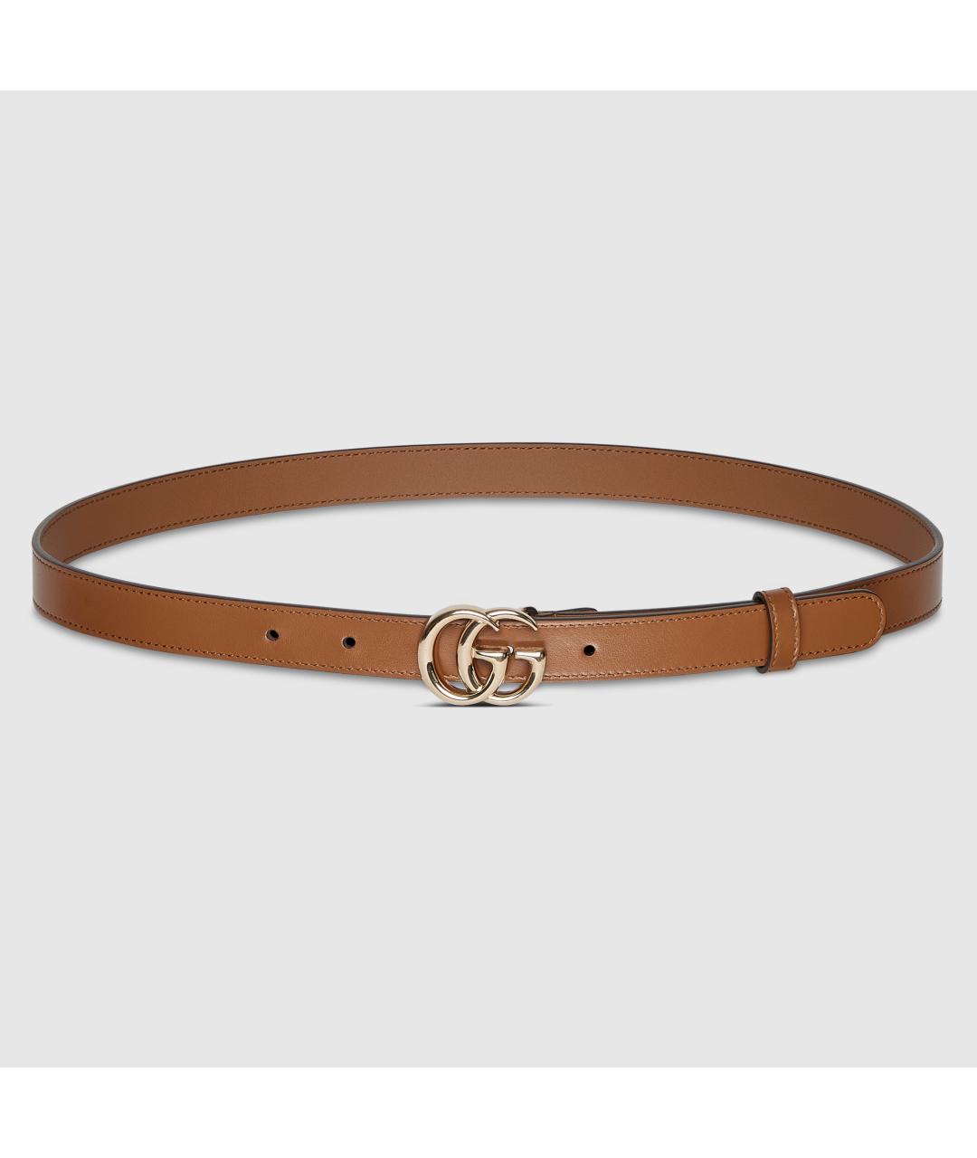 GUCCI Коричневый кожаный ремень, фото 6