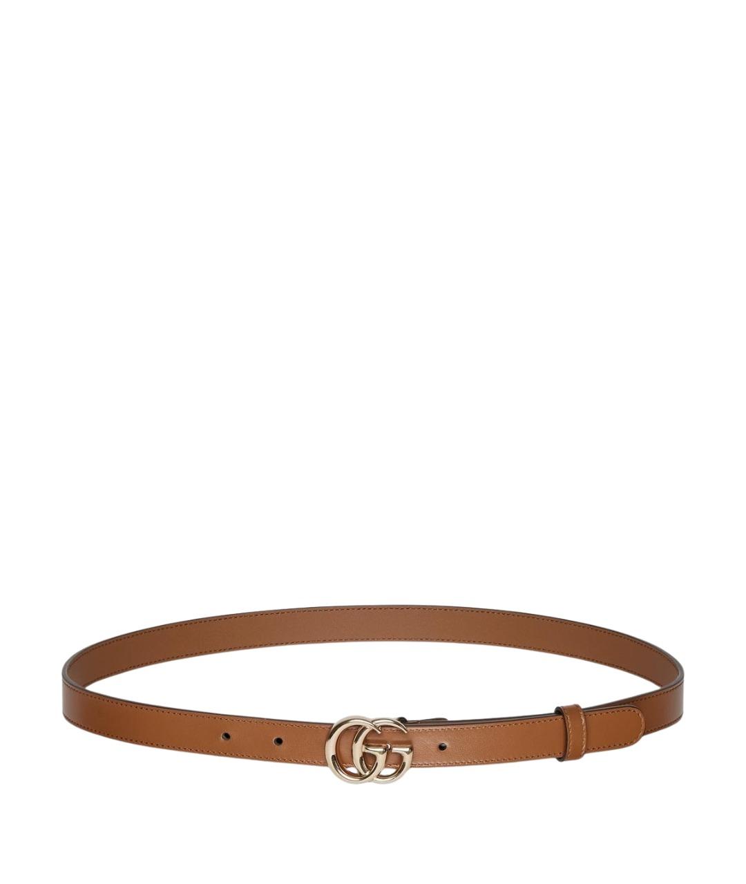 GUCCI Коричневый кожаный ремень, фото 1