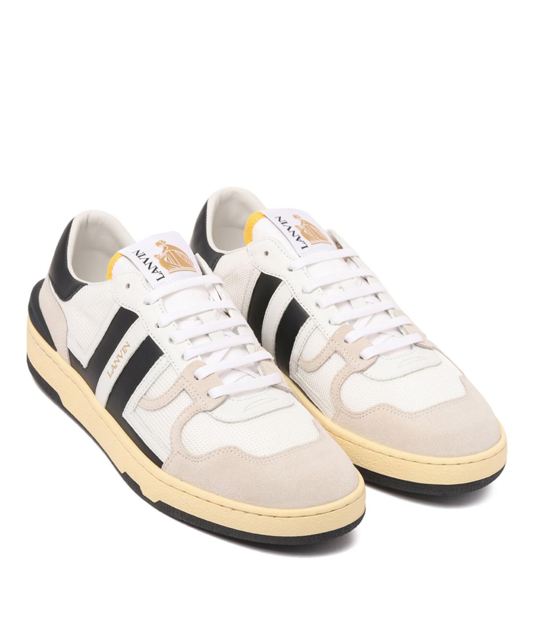 LANVIN Мульти кожаные кроссовки, фото 2