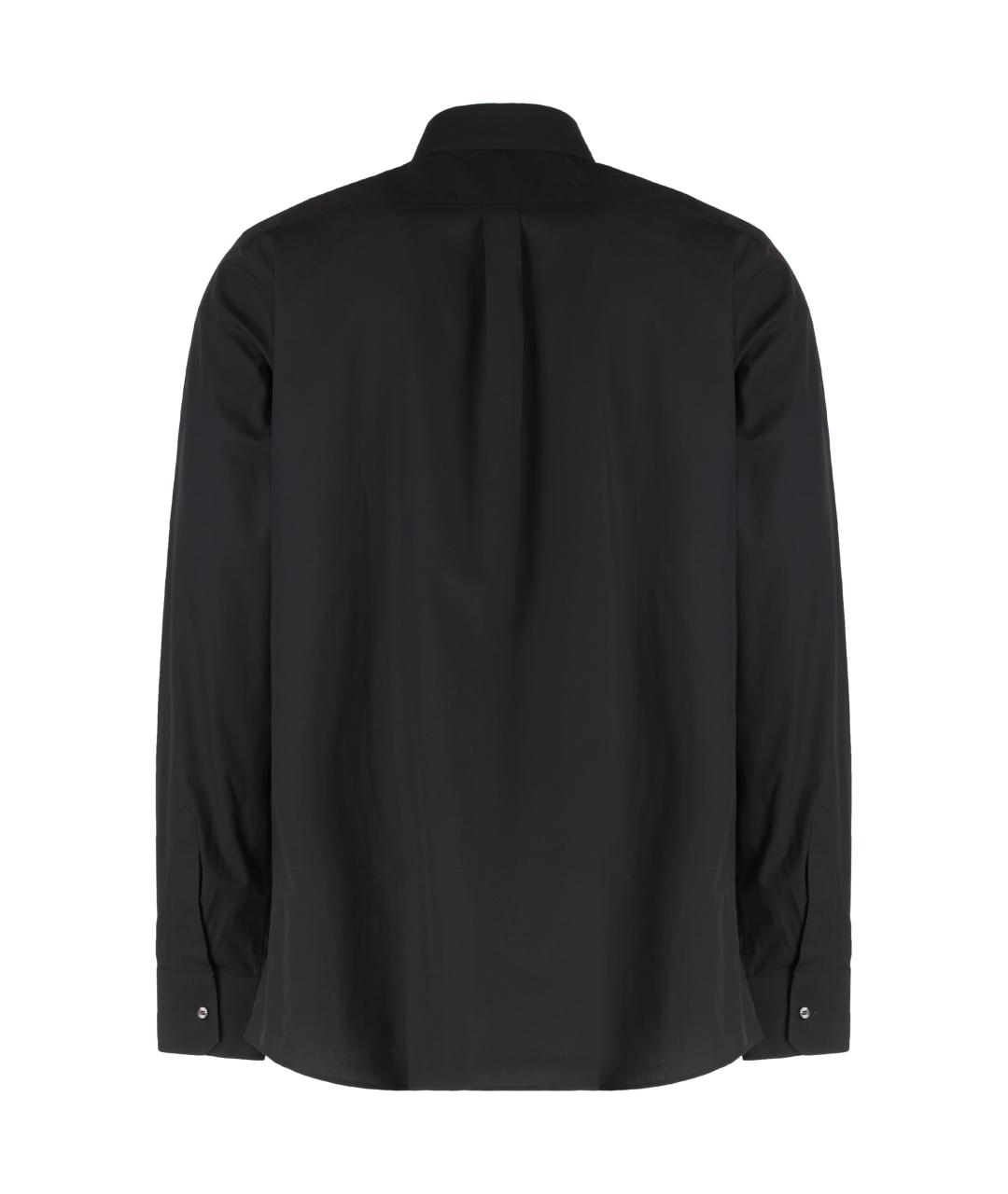 DOLCE&GABBANA Черная хлопковая кэжуал рубашка, фото 2