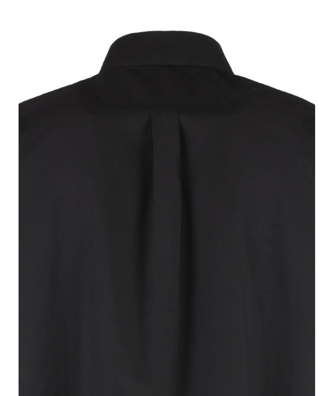 DOLCE&GABBANA Черная хлопковая кэжуал рубашка, фото 3