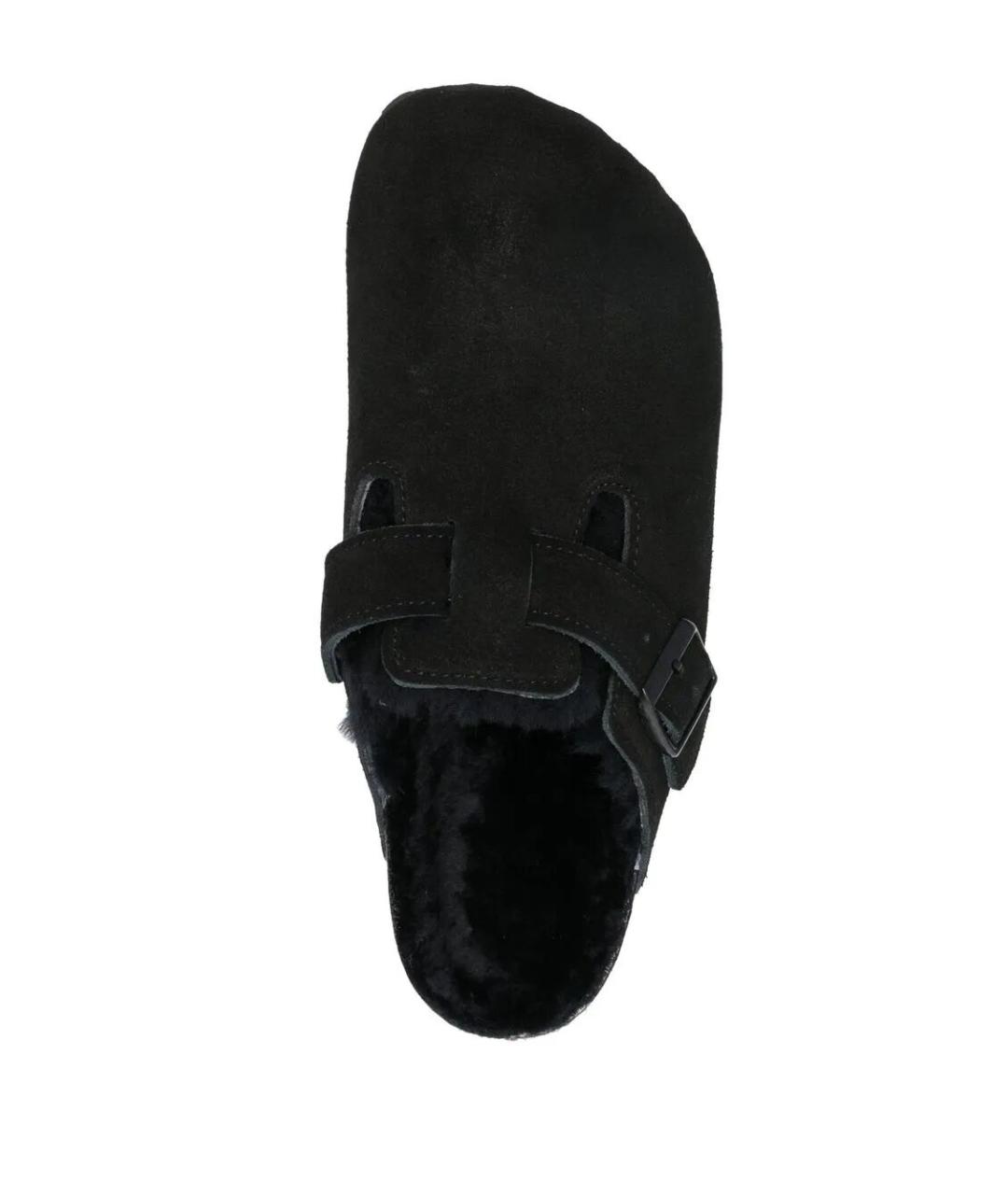 BIRKENSTOCK Черные замшевые сандалии, фото 4