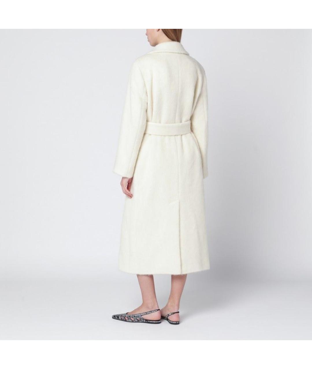 ALMADA LABEL Бежевое шерстяное пальто, фото 2