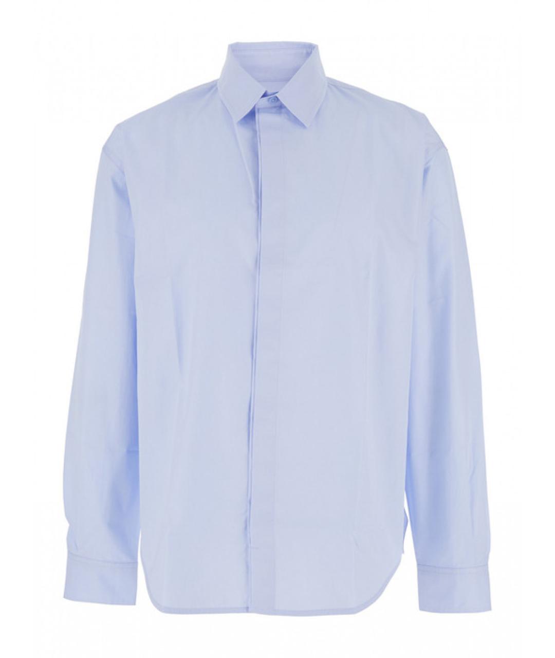 JACQUEMUS Синяя хлопковая классическая рубашка, фото 1