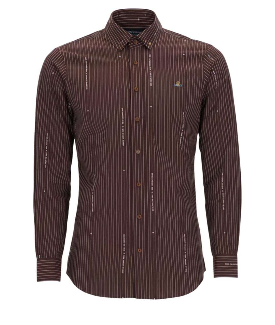 VIVIENNE WESTWOOD Бордовая хлопковая кэжуал рубашка, фото 1