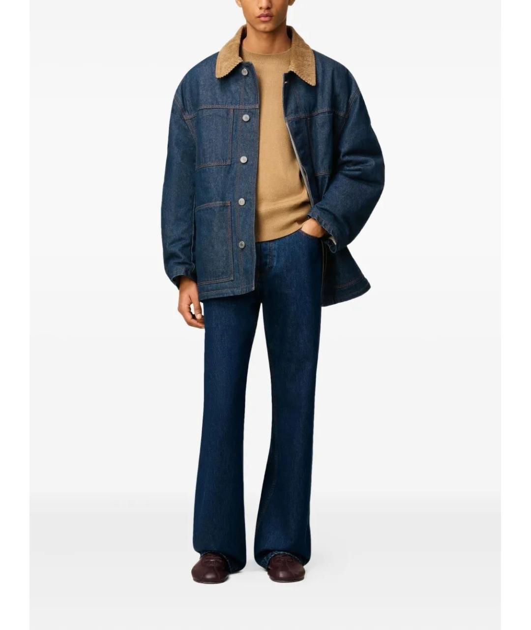 Ami Paris Синяя хлопковая куртка, фото 2