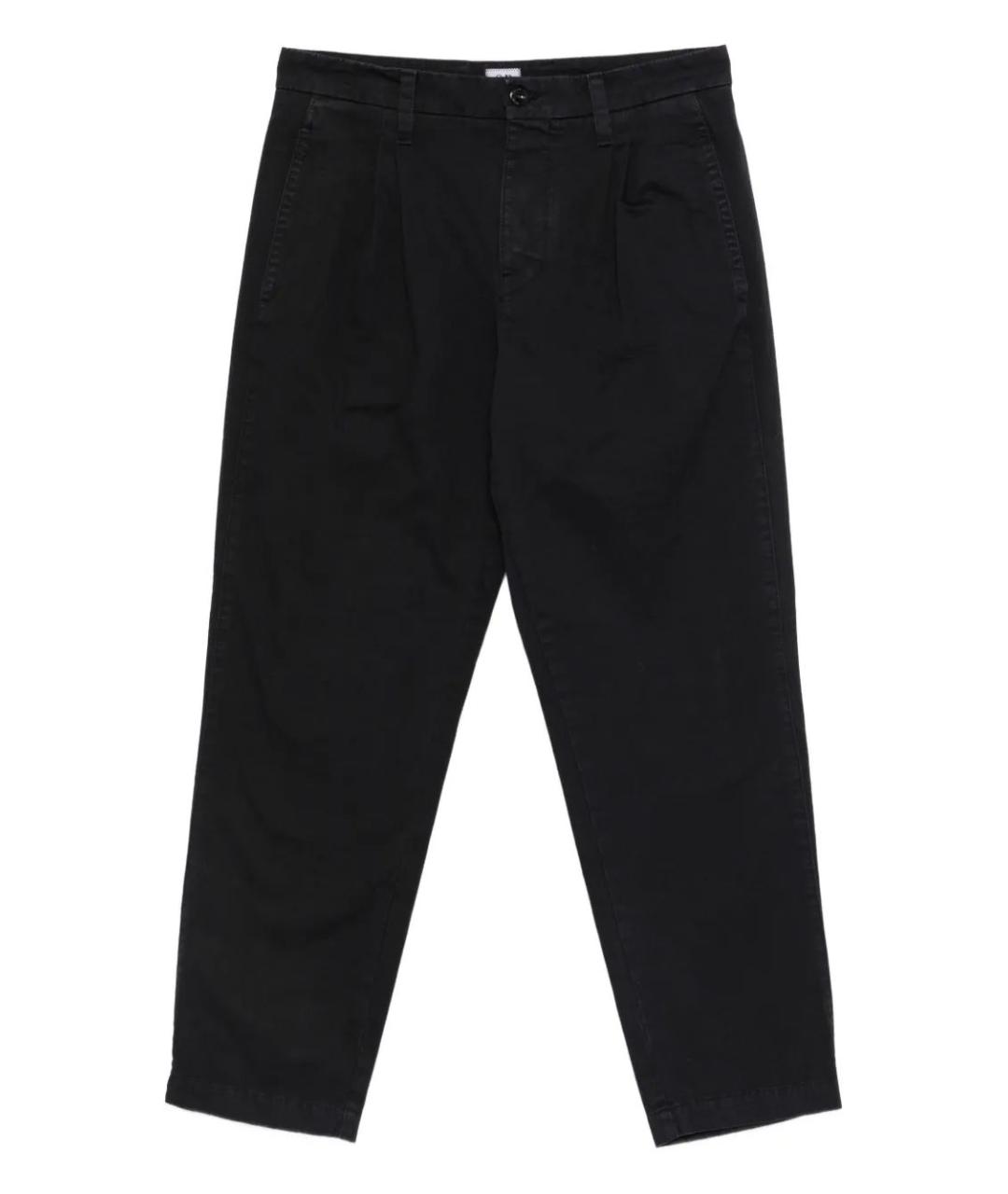 CP COMPANY Черные хлопковые повседневные брюки, фото 1