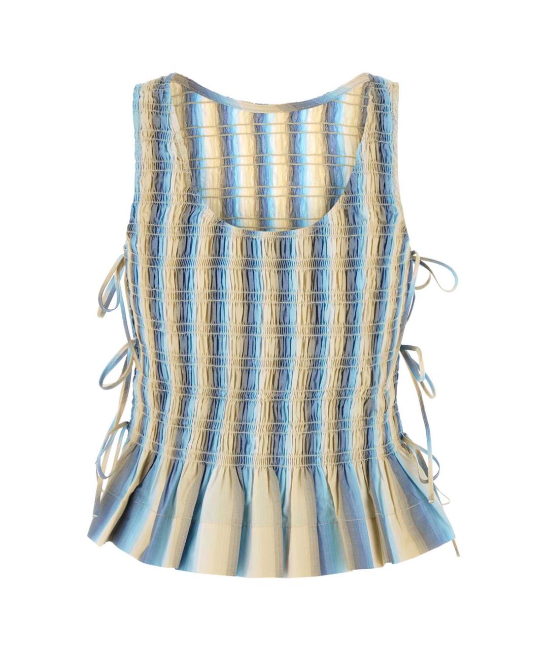 GANNI Мульти хлопковая майка, фото 2