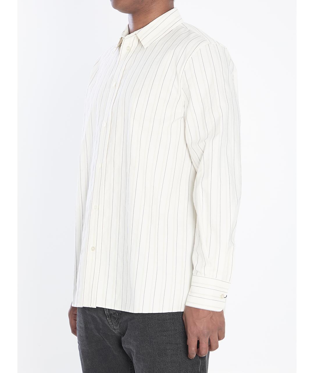 SAINT LAURENT Серая хлопковая кэжуал рубашка, фото 2