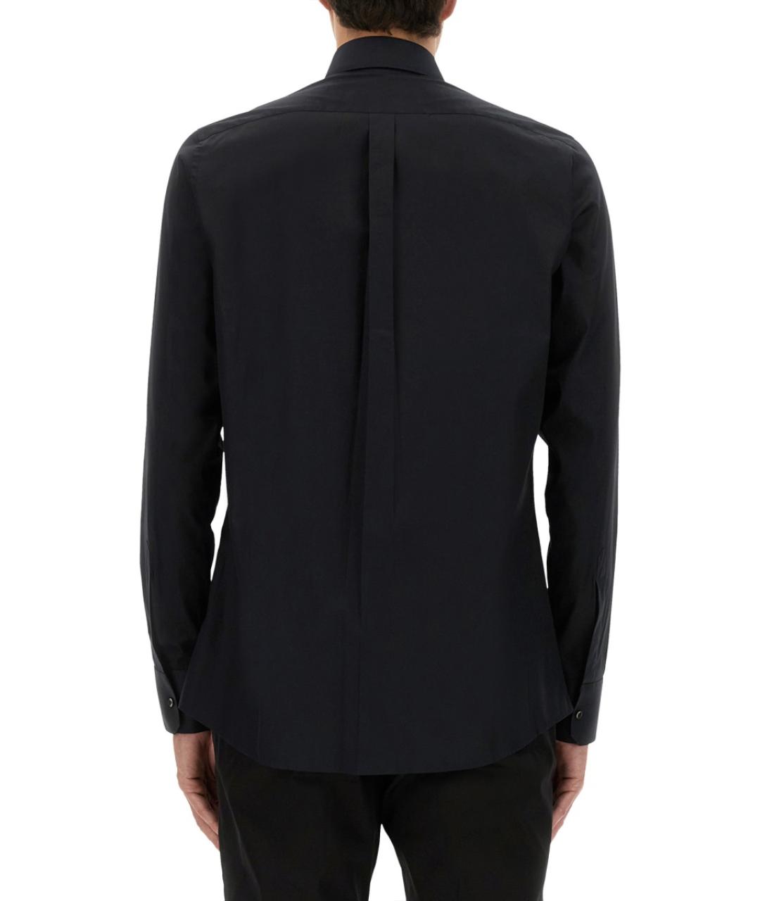 DOLCE&GABBANA Черная хлопковая кэжуал рубашка, фото 3