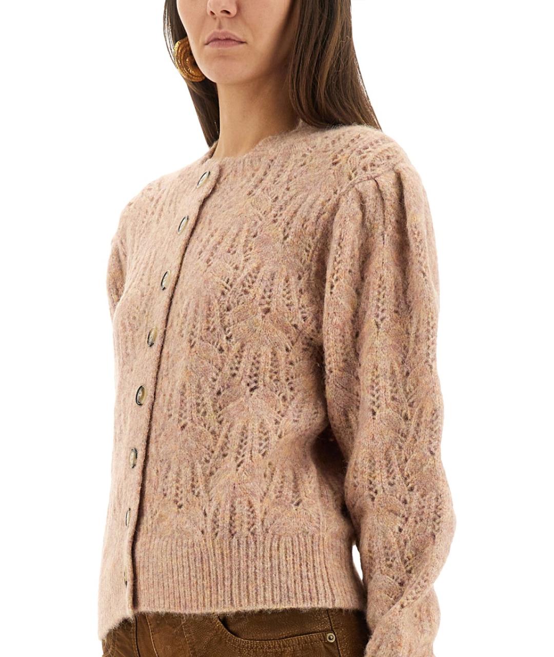 ISABEL MARANT Бежевый шерстяной кардиган, фото 4