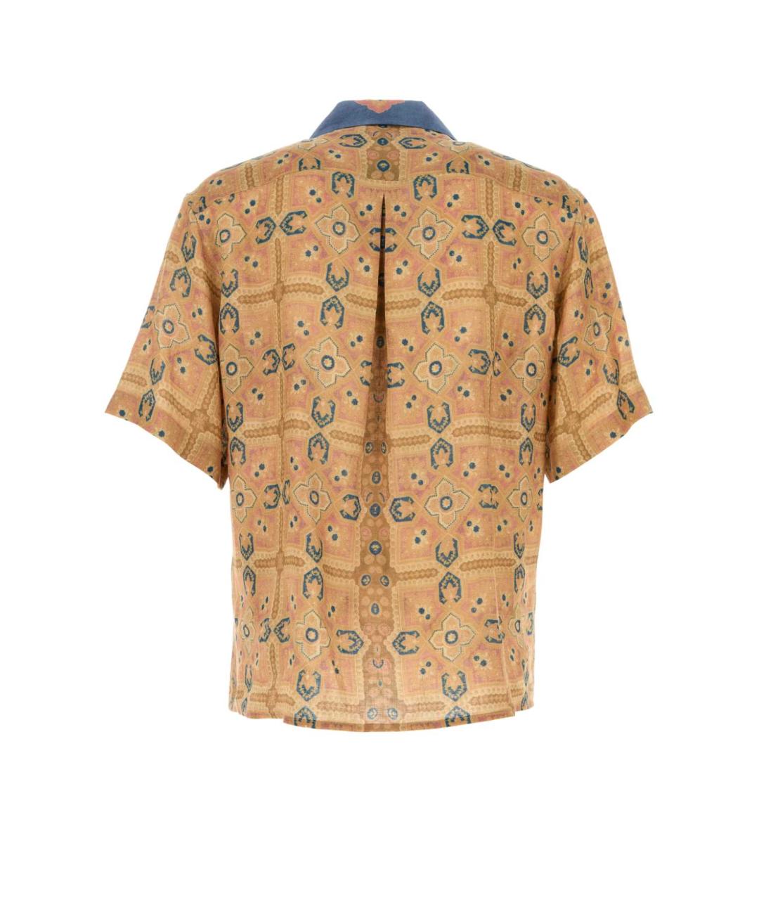 VALENTINO Мульти льняная кэжуал рубашка, фото 2