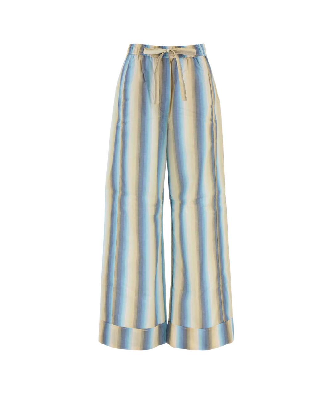 GANNI Мульти хлопковые брюки широкие, фото 1