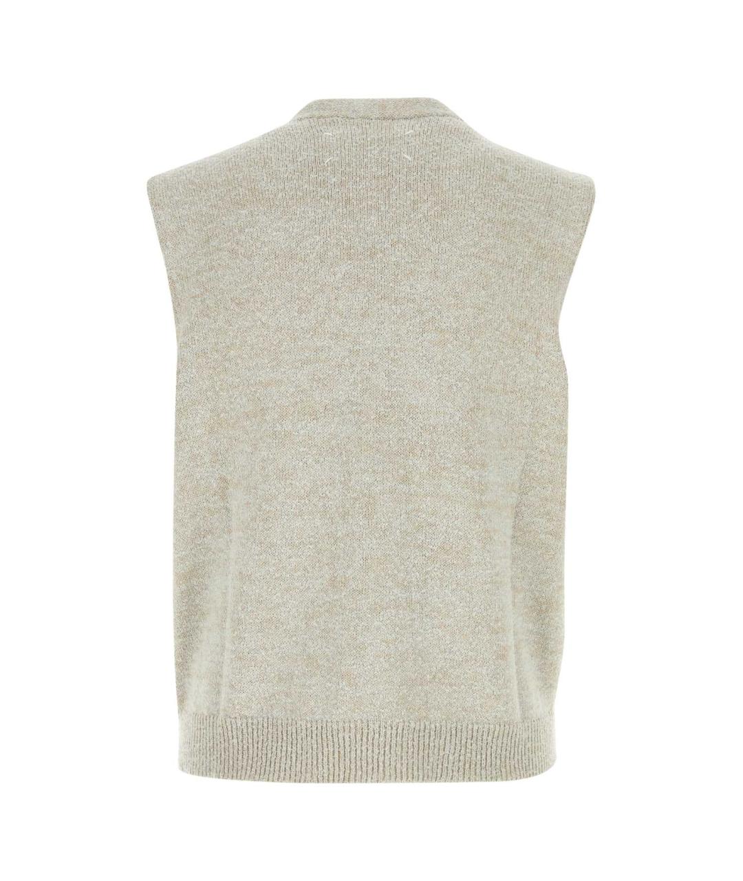 MAISON MARGIELA Бежевая хлопковая жилетка, фото 2